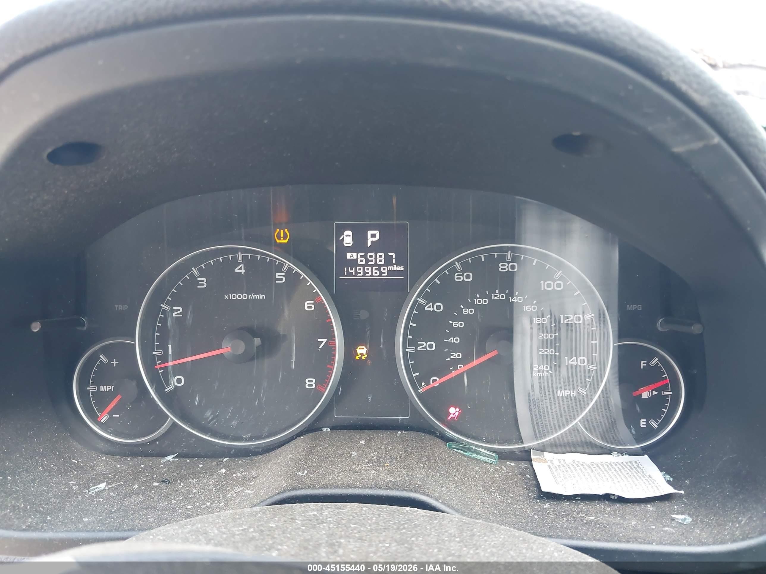 2014 Subaru Outback 2.5i Красный vin: 4S4BRBAC4E3303089