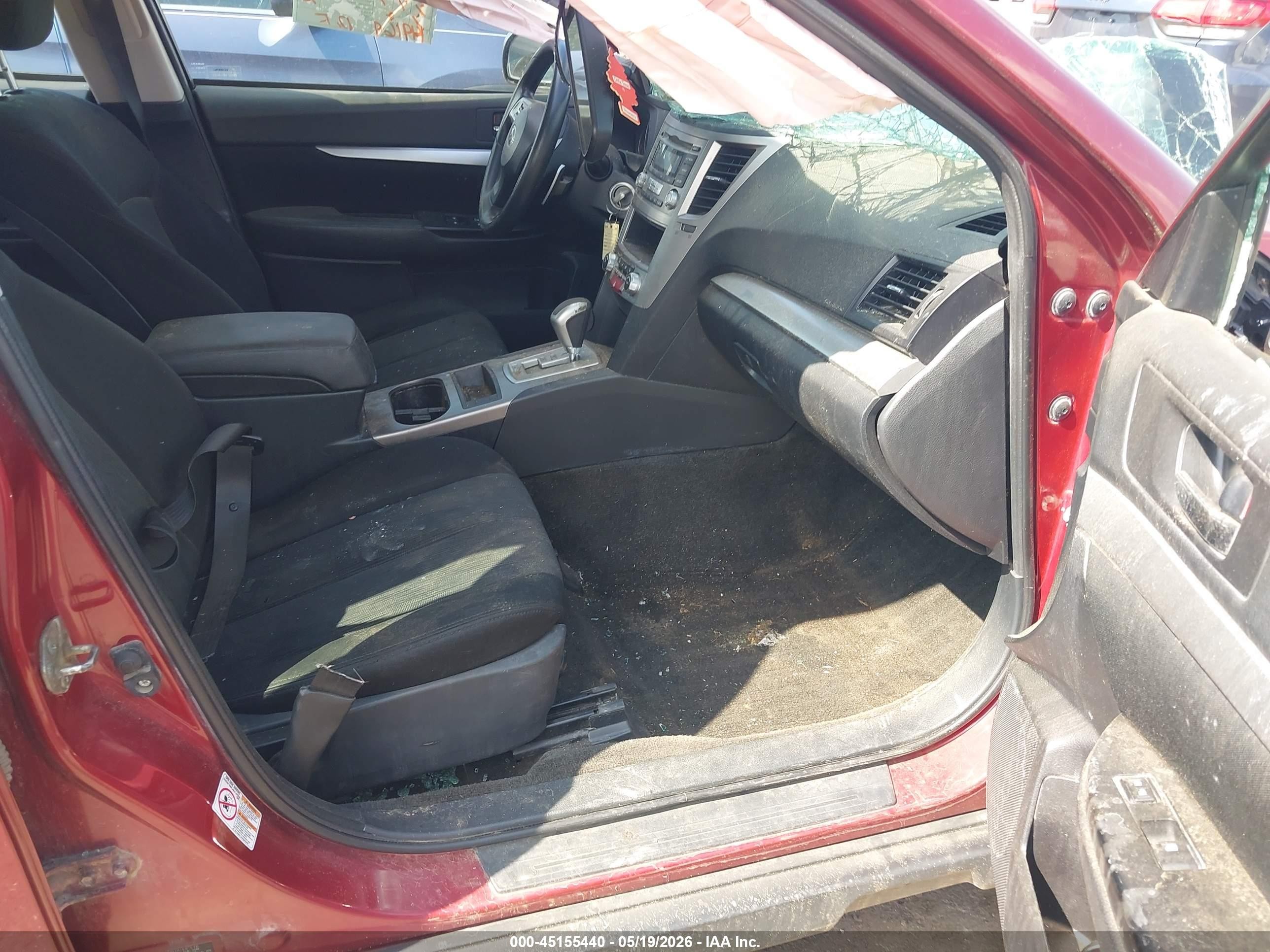 2014 Subaru Outback 2.5i Красный vin: 4S4BRBAC4E3303089