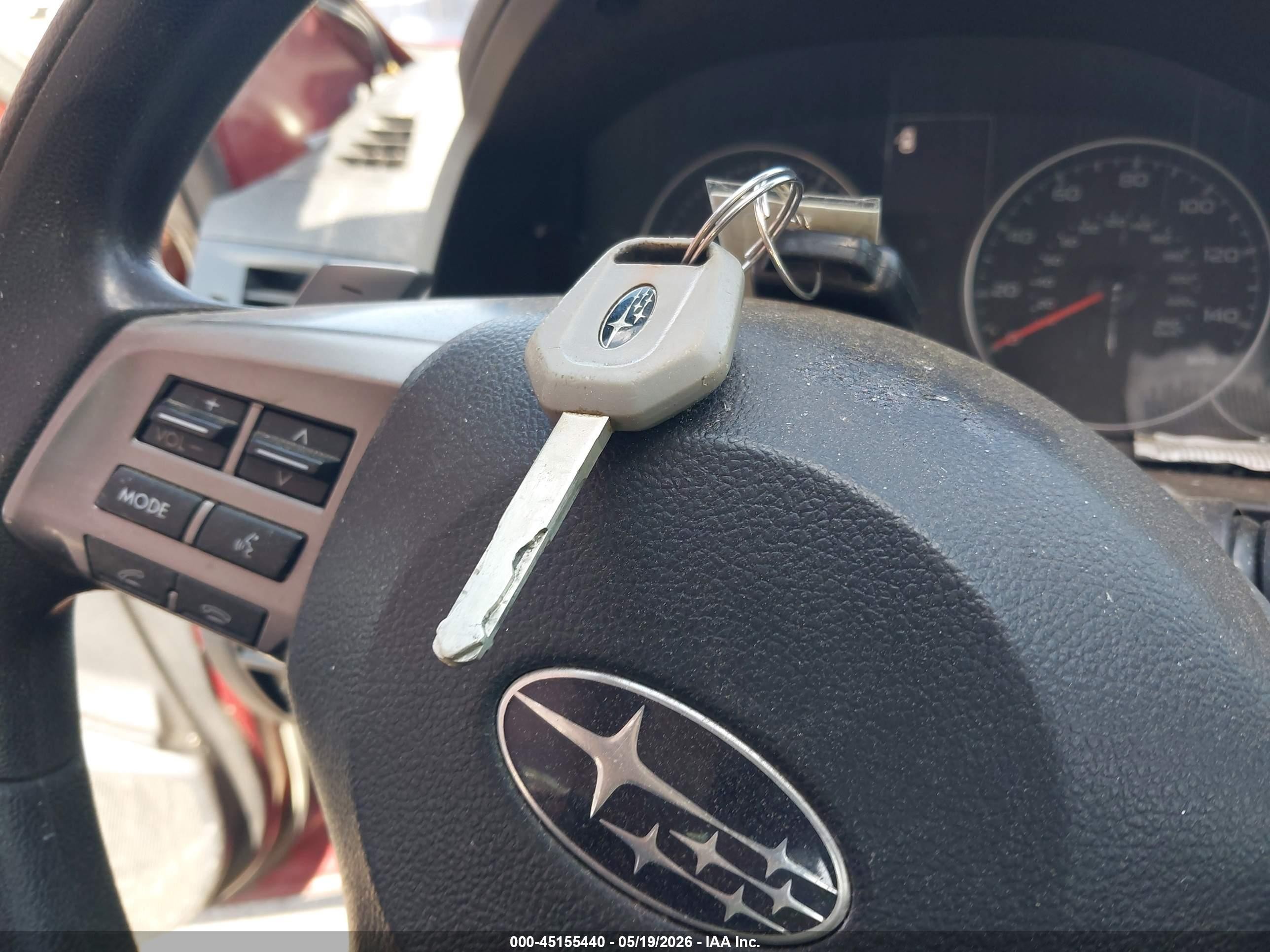 2014 Subaru Outback 2.5i Красный vin: 4S4BRBAC4E3303089