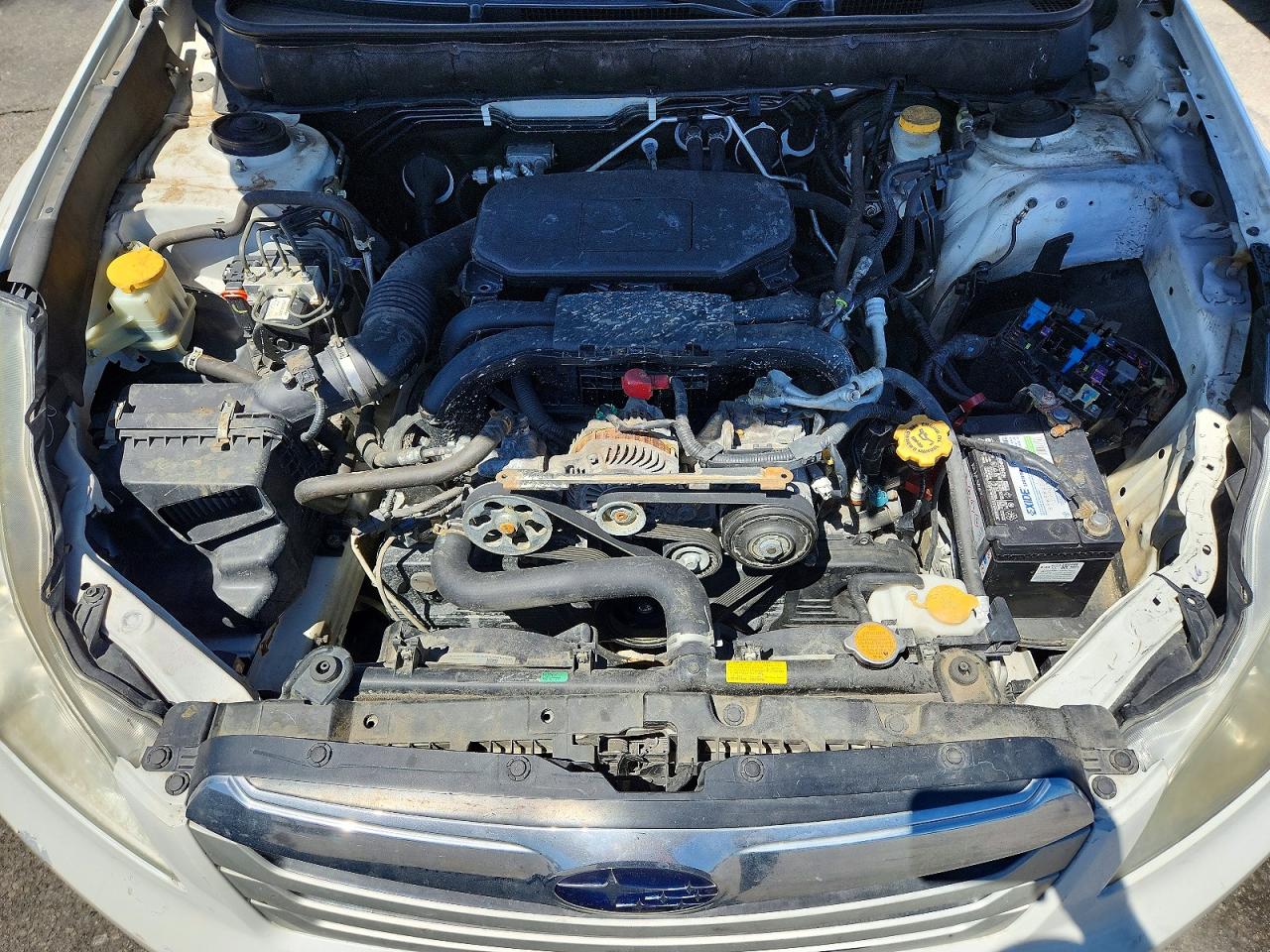 2011 Subaru Outback 2.5i Белый vin: 4S4BRBAC5B3404721