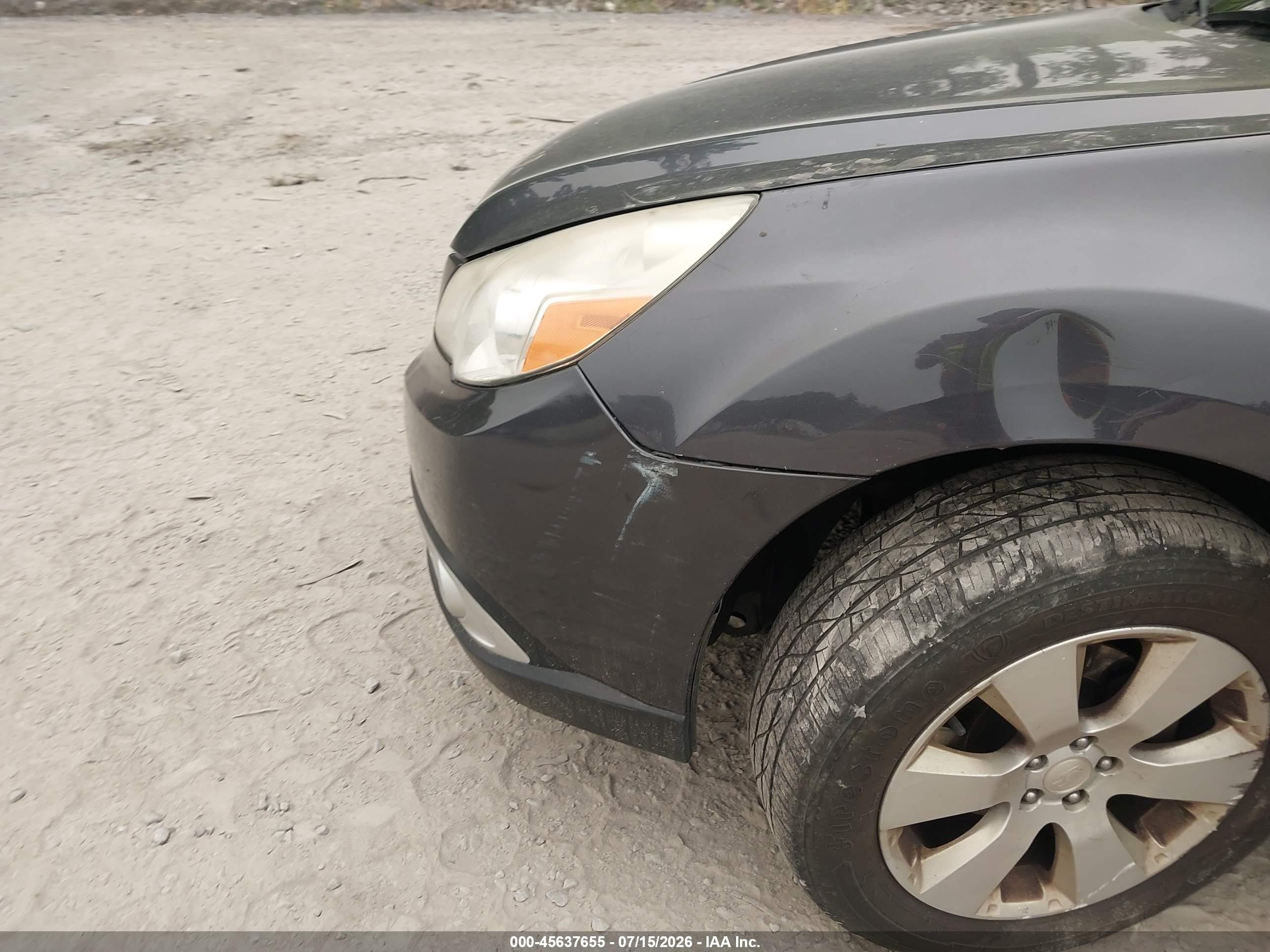 2012 Subaru Outback 2.5i Gray vin: 4S4BRBAC5C3295050