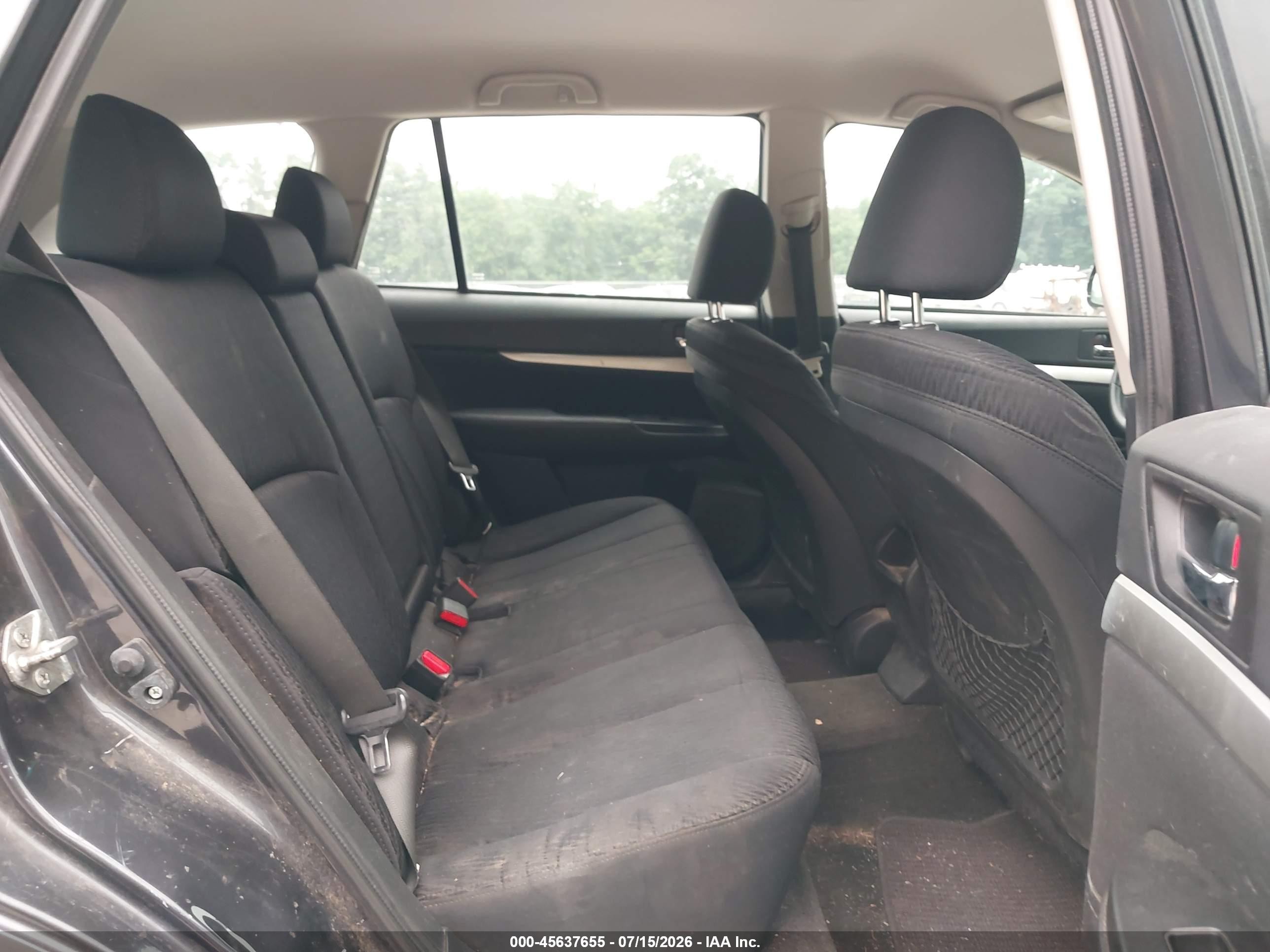 2012 Subaru Outback 2.5i Gray vin: 4S4BRBAC5C3295050