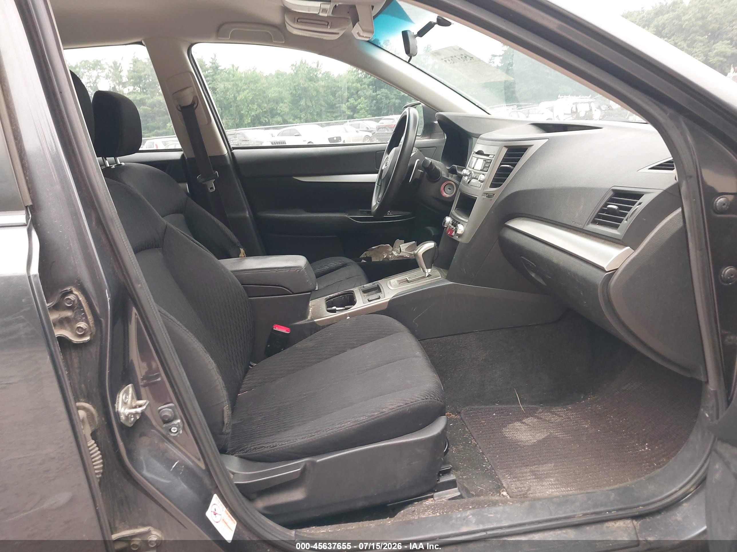 2012 Subaru Outback 2.5i Gray vin: 4S4BRBAC5C3295050