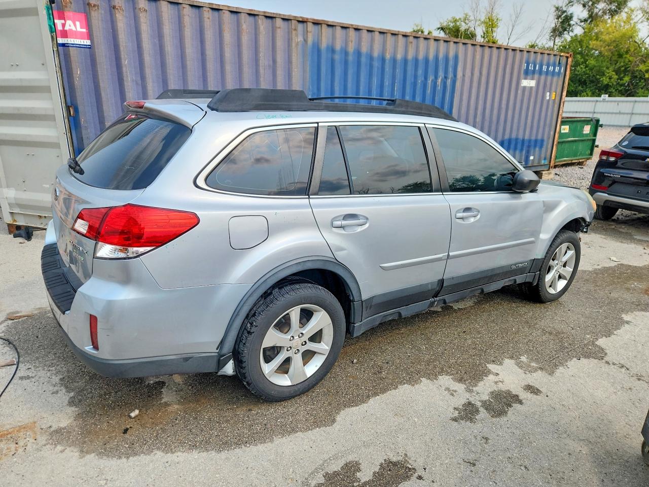 2014 Subaru Outback 2.5i Gray vin: 4S4BRBAC5E3277909
