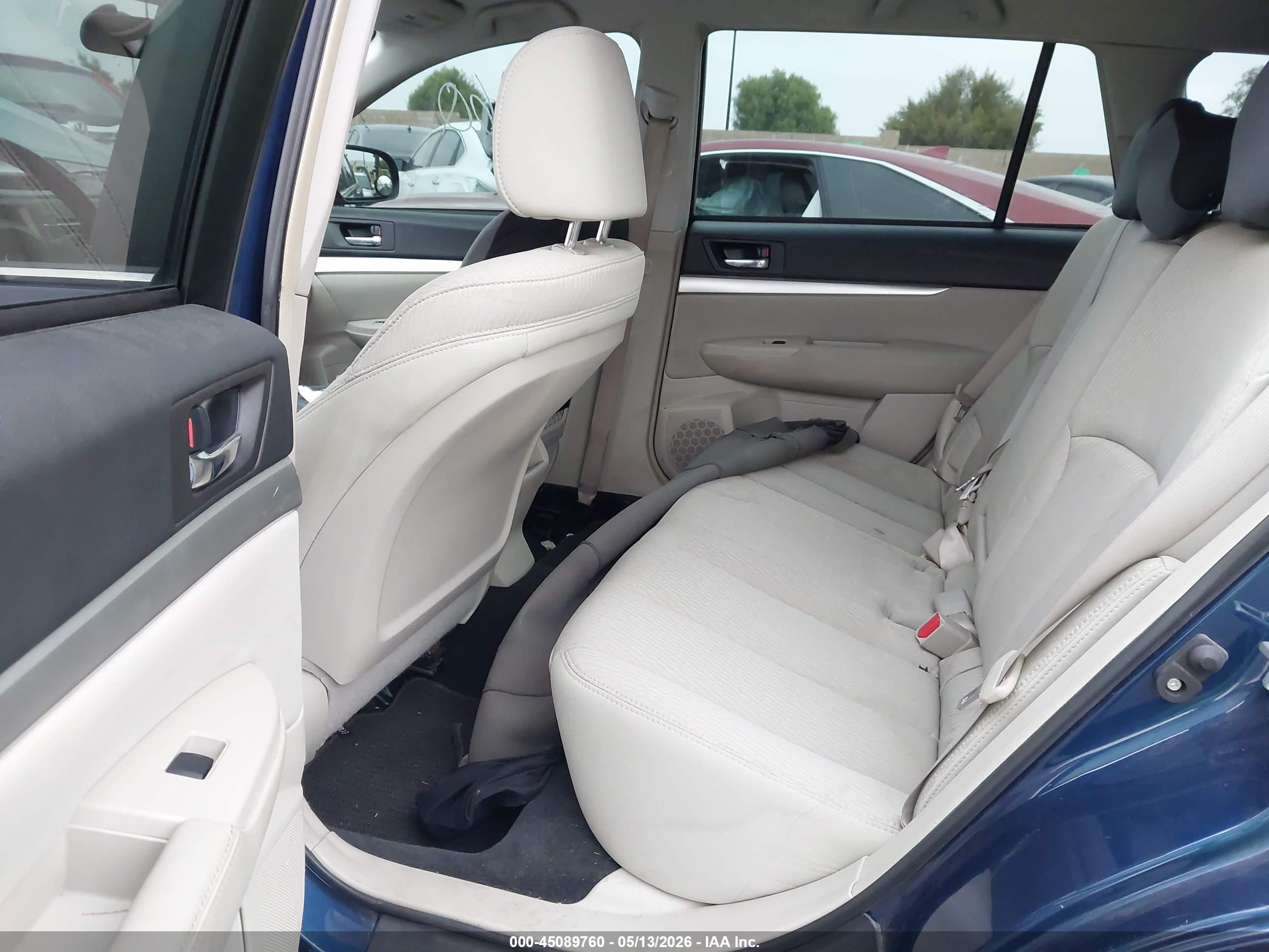 2011 Subaru Outback 2.5i Blue vin: 4S4BRBAC6B3326336