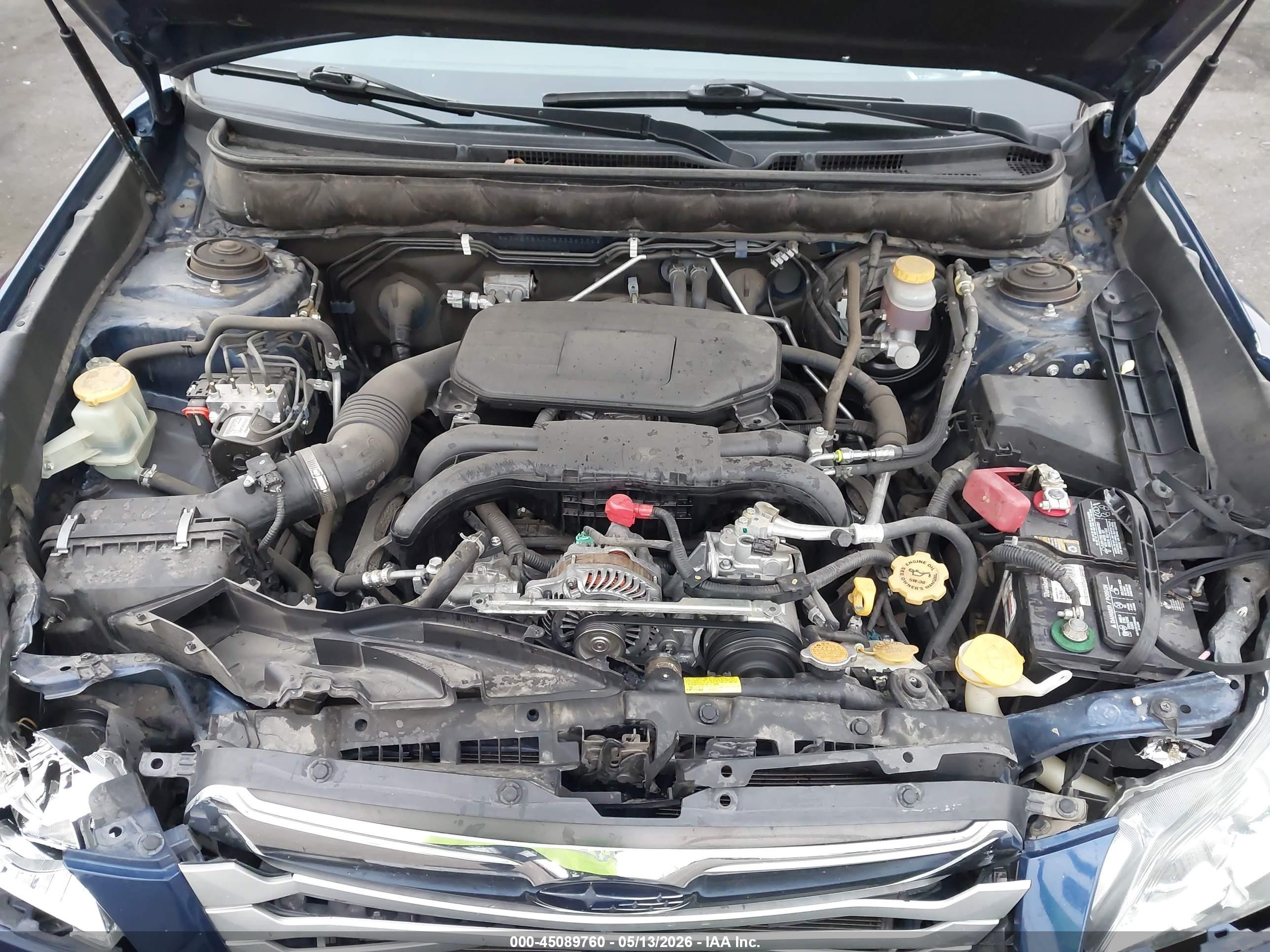 2011 Subaru Outback 2.5i Blue vin: 4S4BRBAC6B3326336