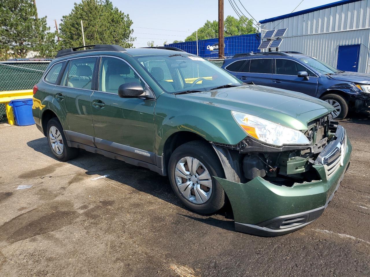 2011 Subaru Outback 2.5i Зеленый vin: 4S4BRBAC6B3406252