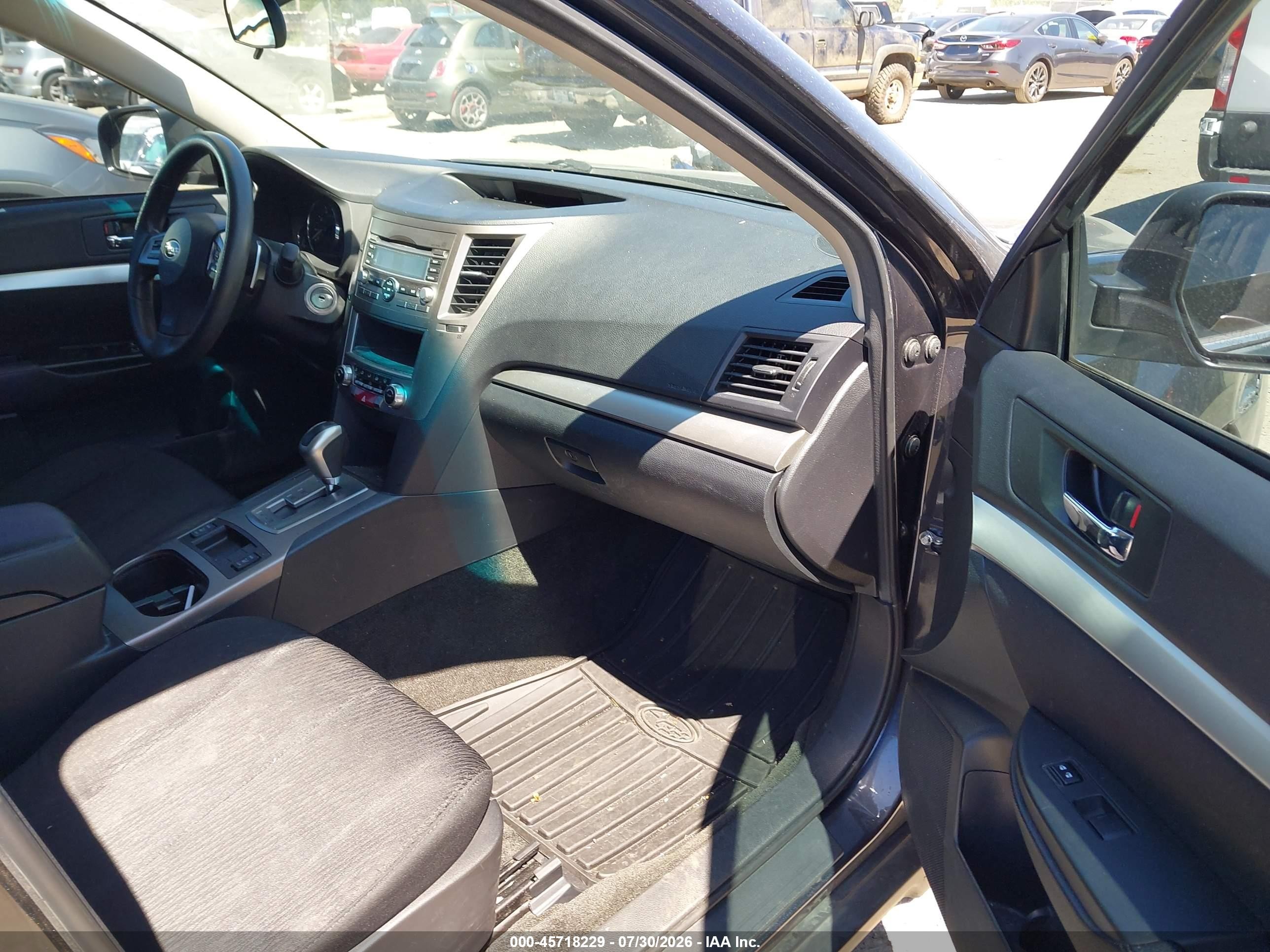 2012 Subaru Outback 2.5i Gray vin: 4S4BRBAC6C3269024