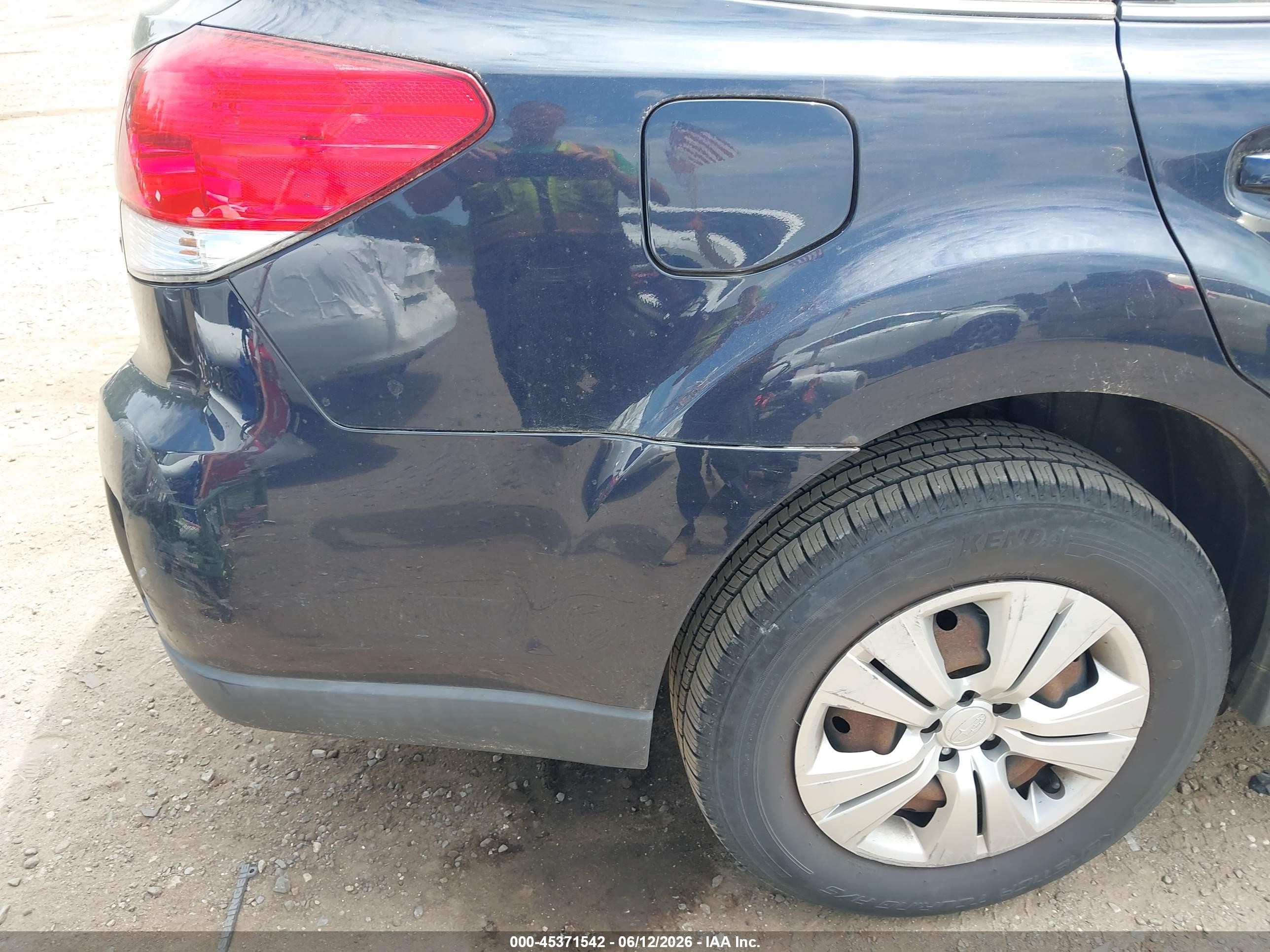 2013 Subaru Outback 2.5i Dark Blue vin: 4S4BRBAC6D3245212