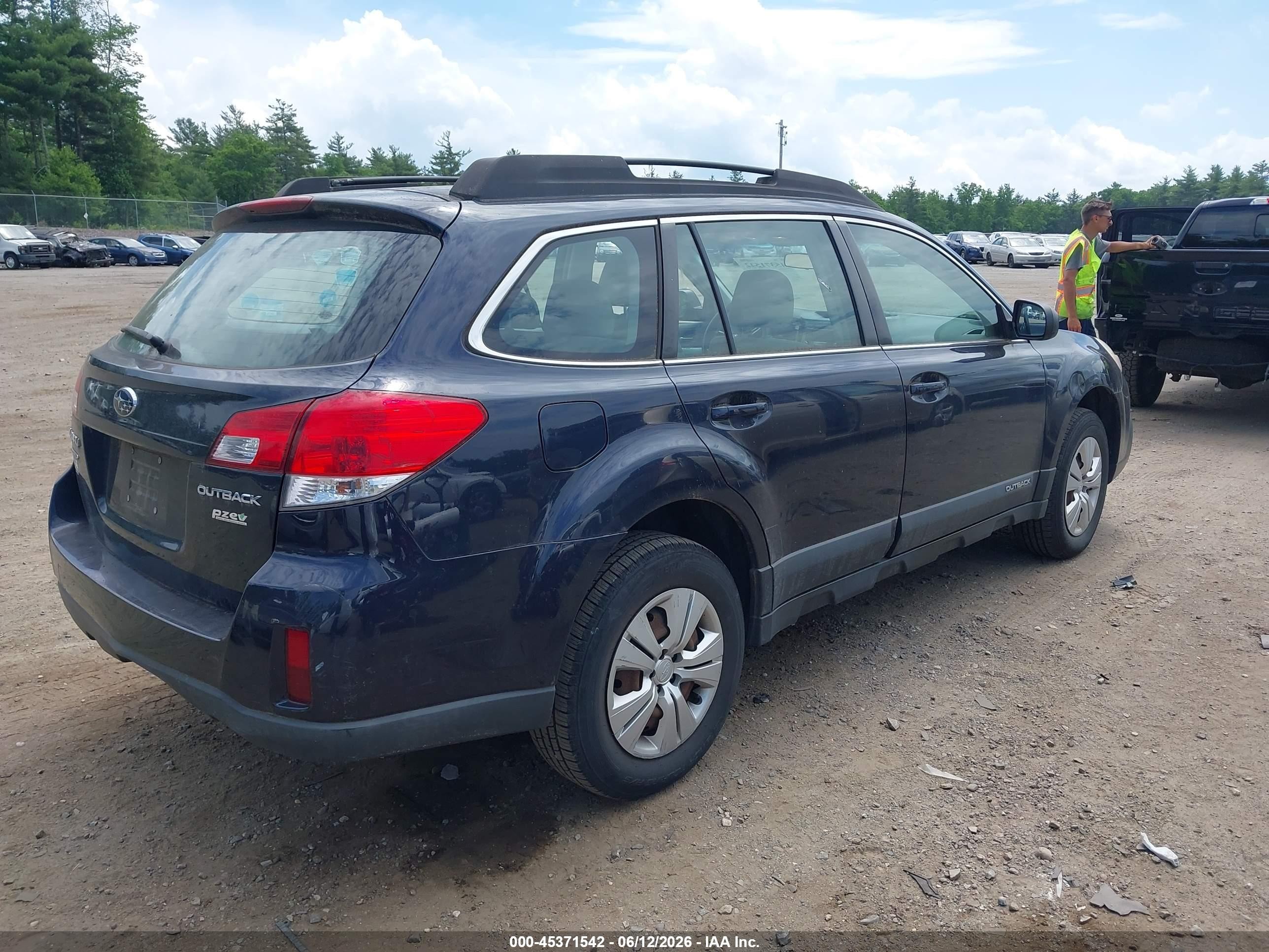 2013 Subaru Outback 2.5i Dark Blue vin: 4S4BRBAC6D3245212