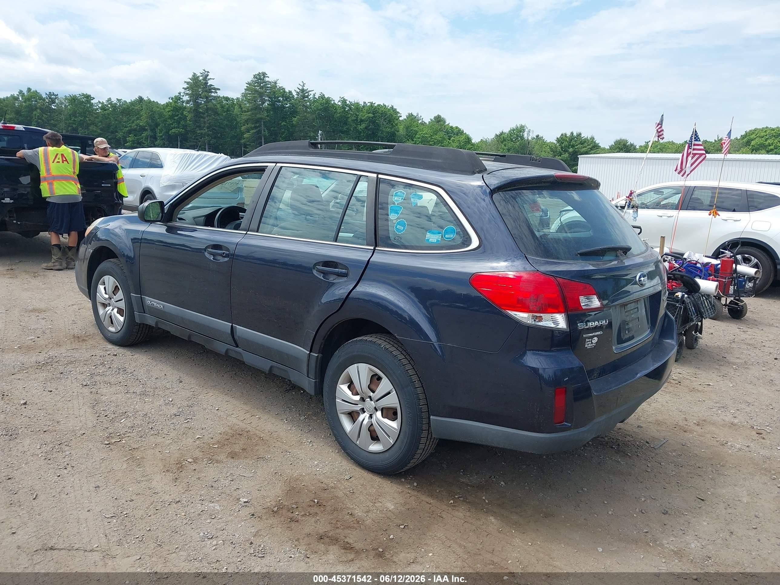 2013 Subaru Outback 2.5i Dark Blue vin: 4S4BRBAC6D3245212