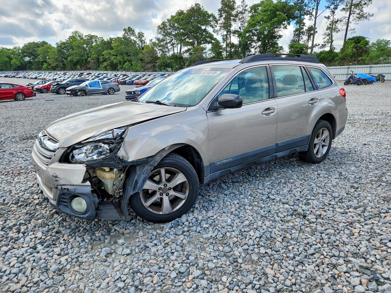 2014 Subaru Outback 2.5i Tan vin: 4S4BRBAC6E3237080