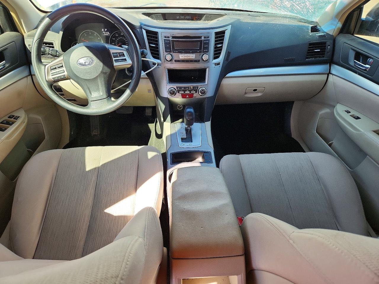 2014 Subaru Outback 2.5i White vin: 4S4BRBAC6E3278891