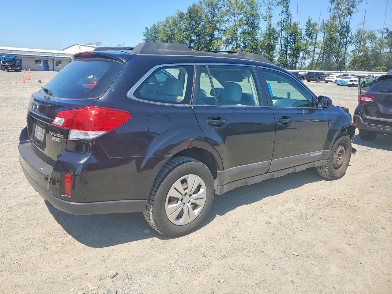 2010 Subaru Outback 2.5i Black vin: 4S4BRBAC7A3381246