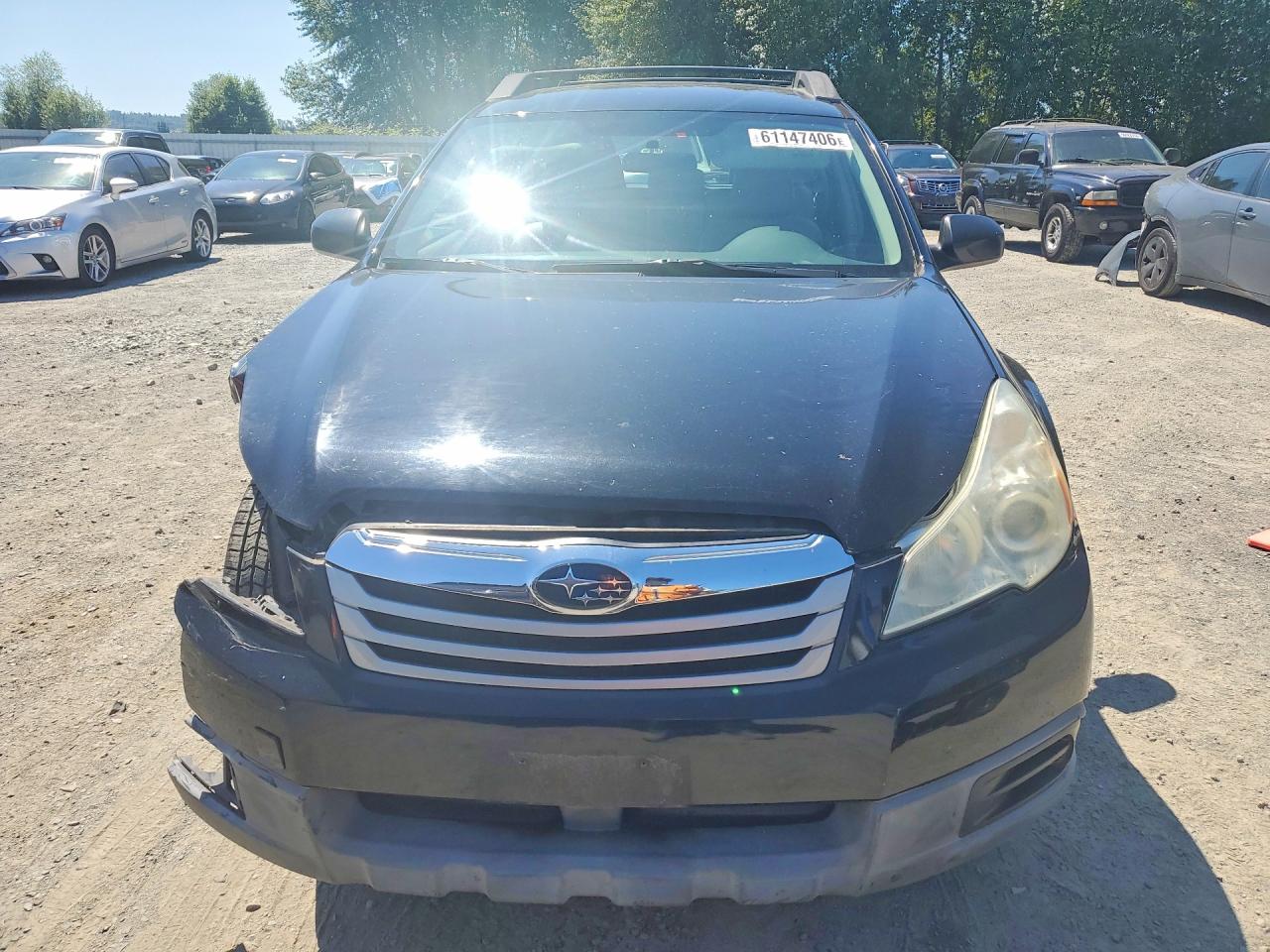 2010 Subaru Outback 2.5i Black vin: 4S4BRBAC7A3381246