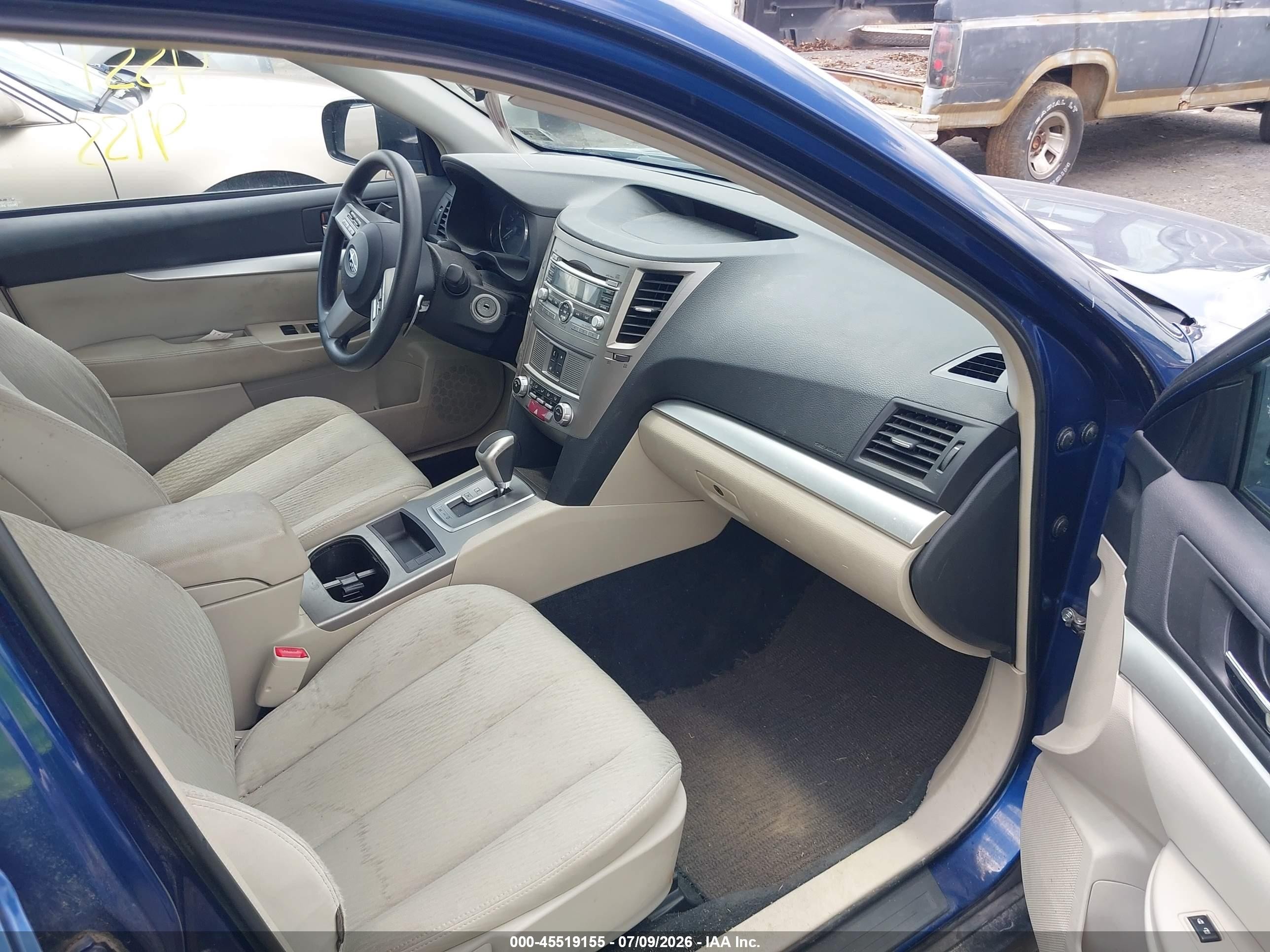 2011 Subaru Outback 2.5i Синий vin: 4S4BRBAC7B3397299