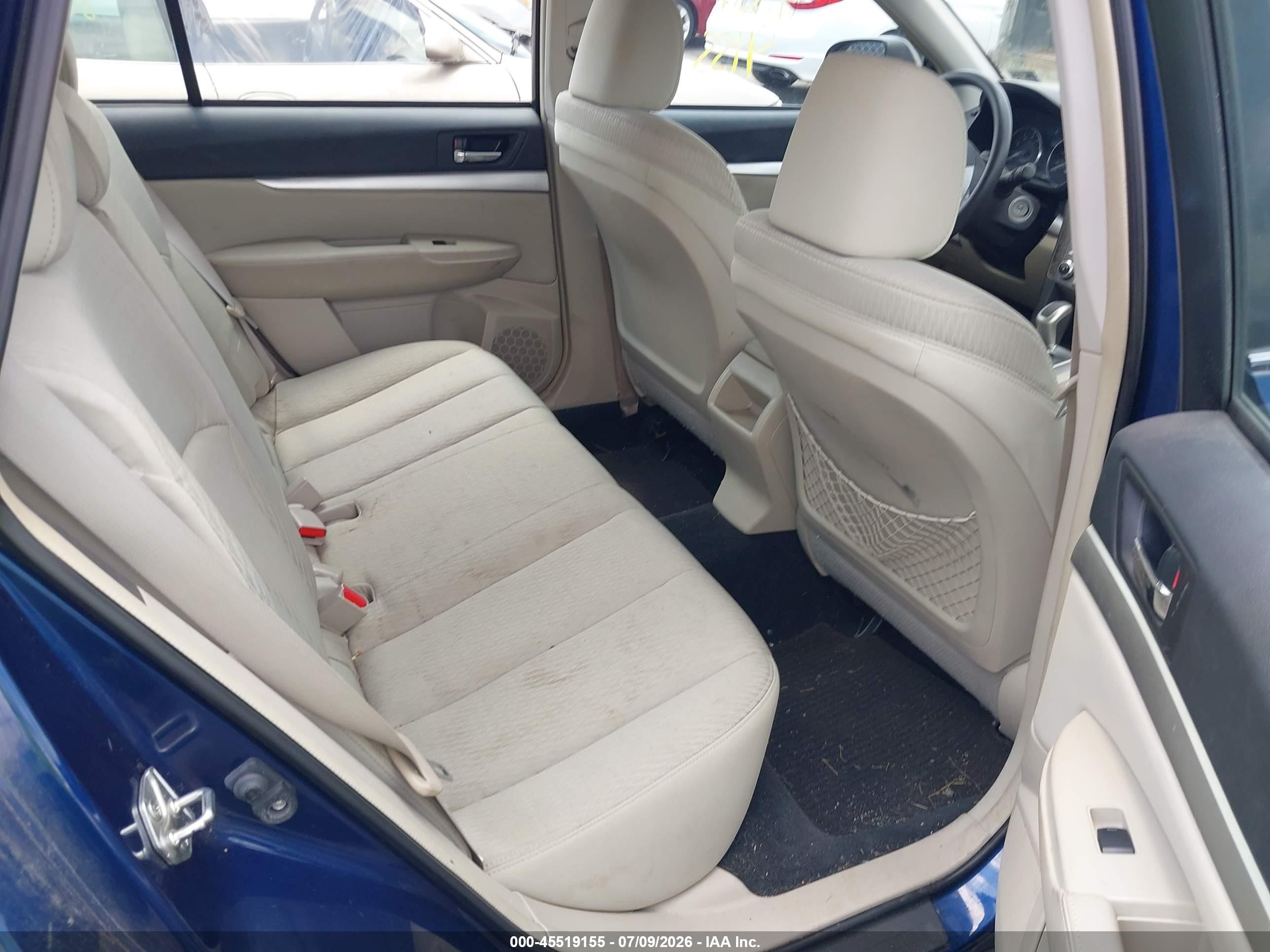 2011 Subaru Outback 2.5i Синий vin: 4S4BRBAC7B3397299