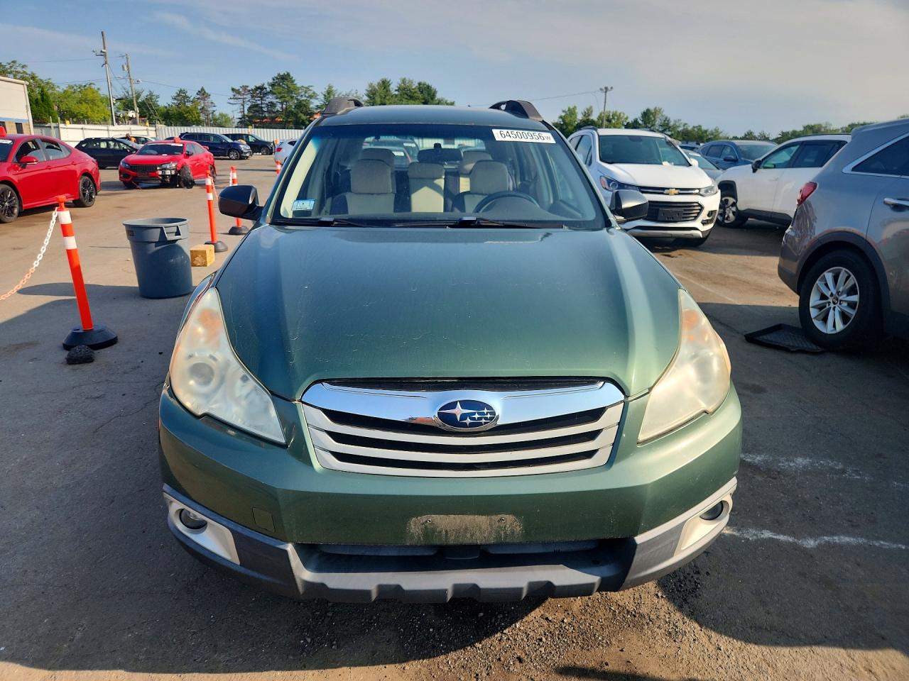2011 Subaru Outback 2.5i Зеленый vin: 4S4BRBAC7B3433802