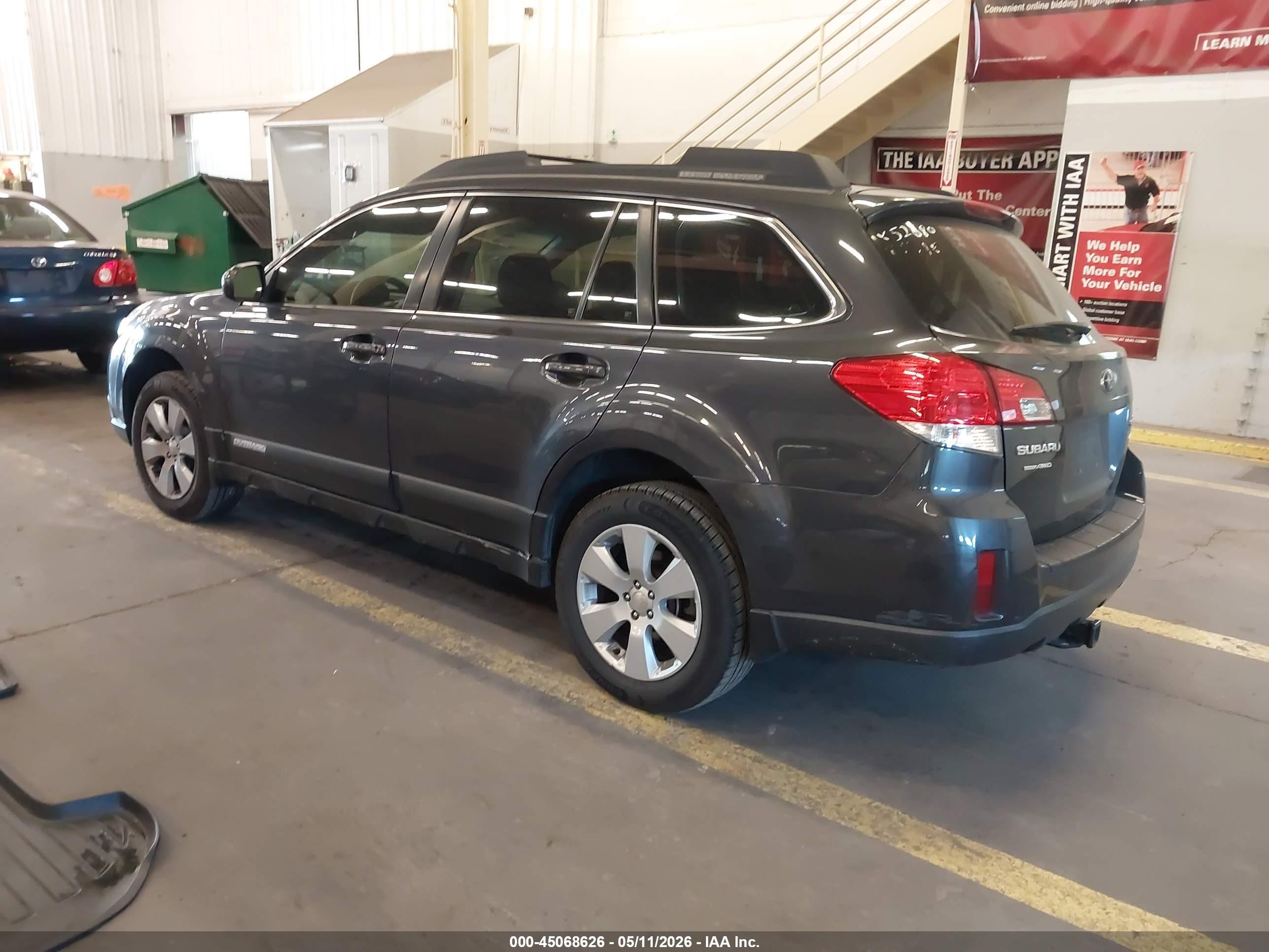 2012 Subaru Outback 2.5i Серый vin: 4S4BRBAC7C3291176