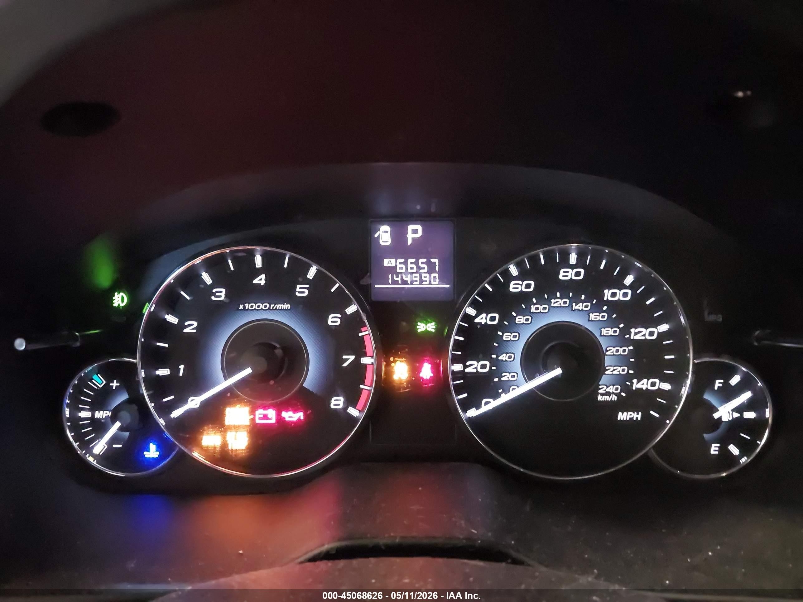 2012 Subaru Outback 2.5i Серый vin: 4S4BRBAC7C3291176