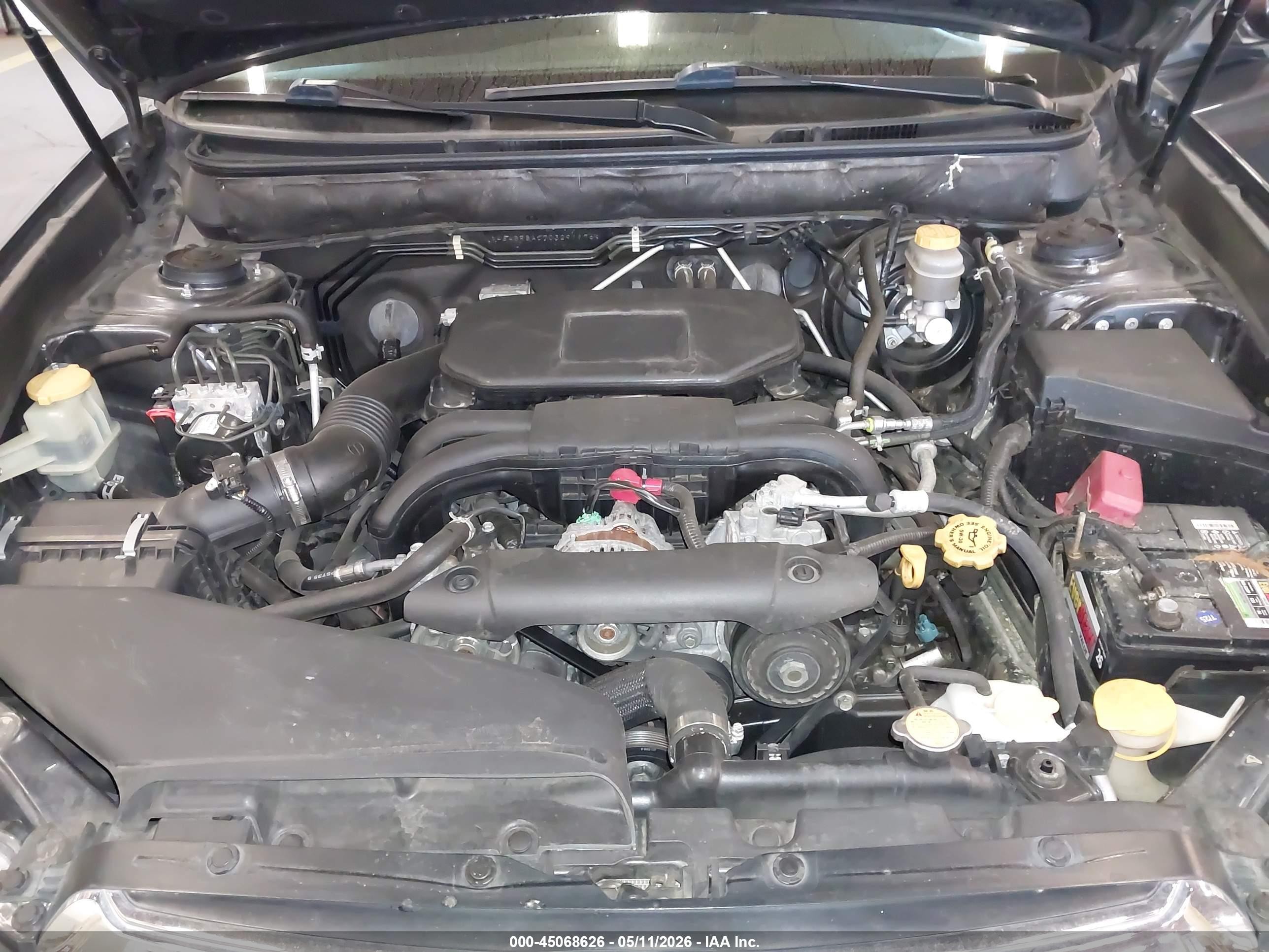 2012 Subaru Outback 2.5i Серый vin: 4S4BRBAC7C3291176