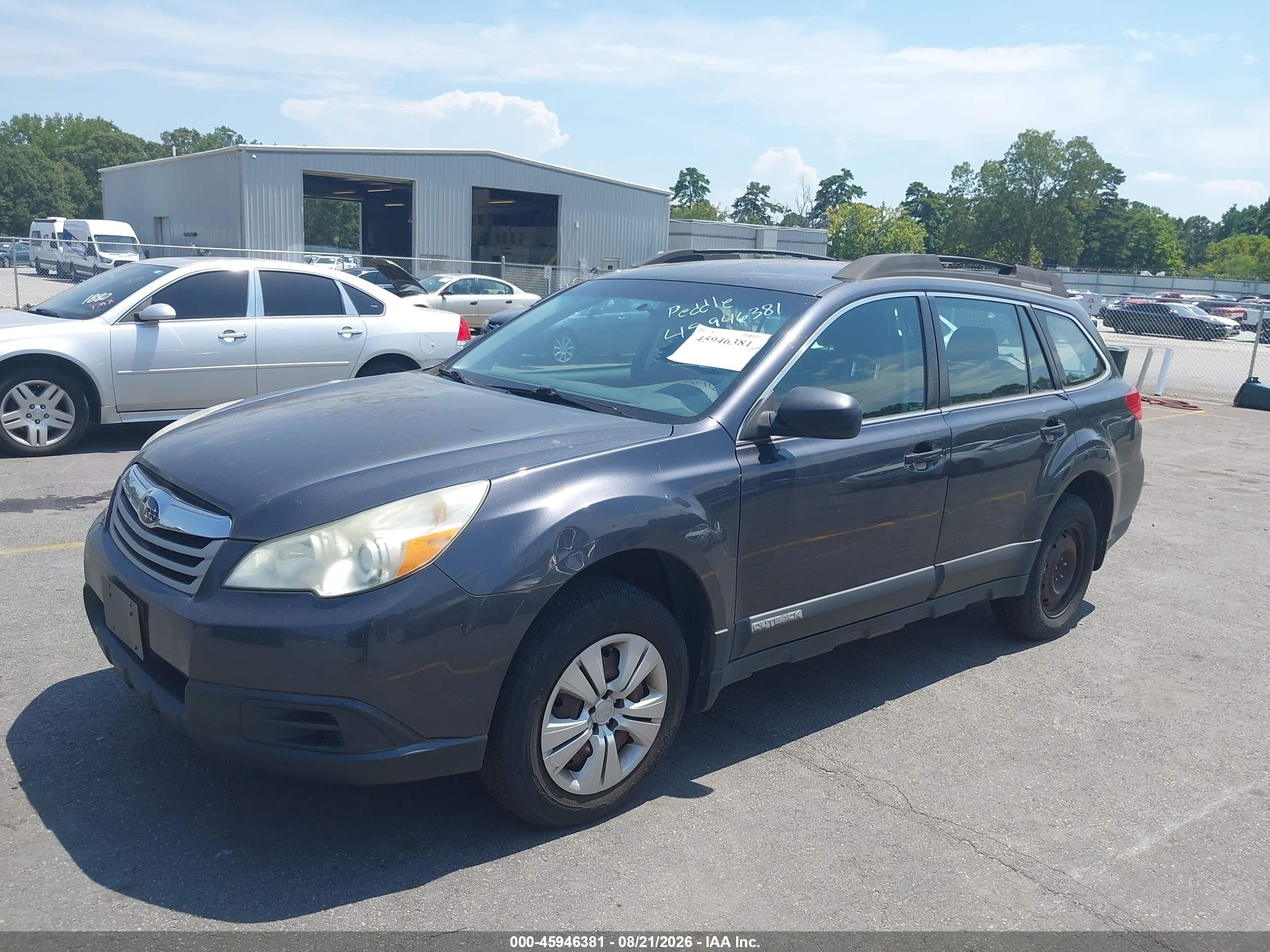 2011 Subaru Outback 2.5i Light Blue vin: 4S4BRBAC8B3413395