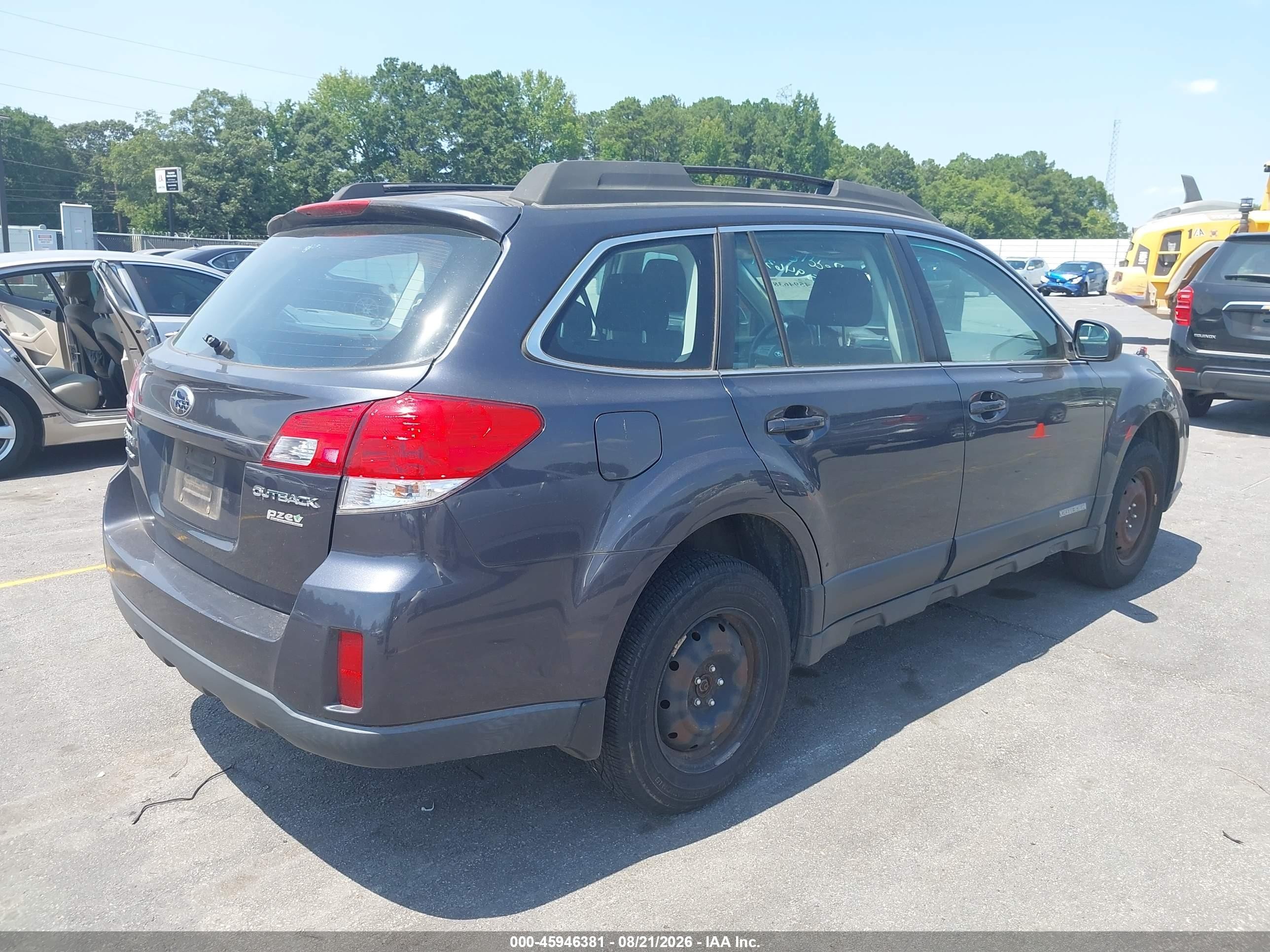 2011 Subaru Outback 2.5i Light Blue vin: 4S4BRBAC8B3413395