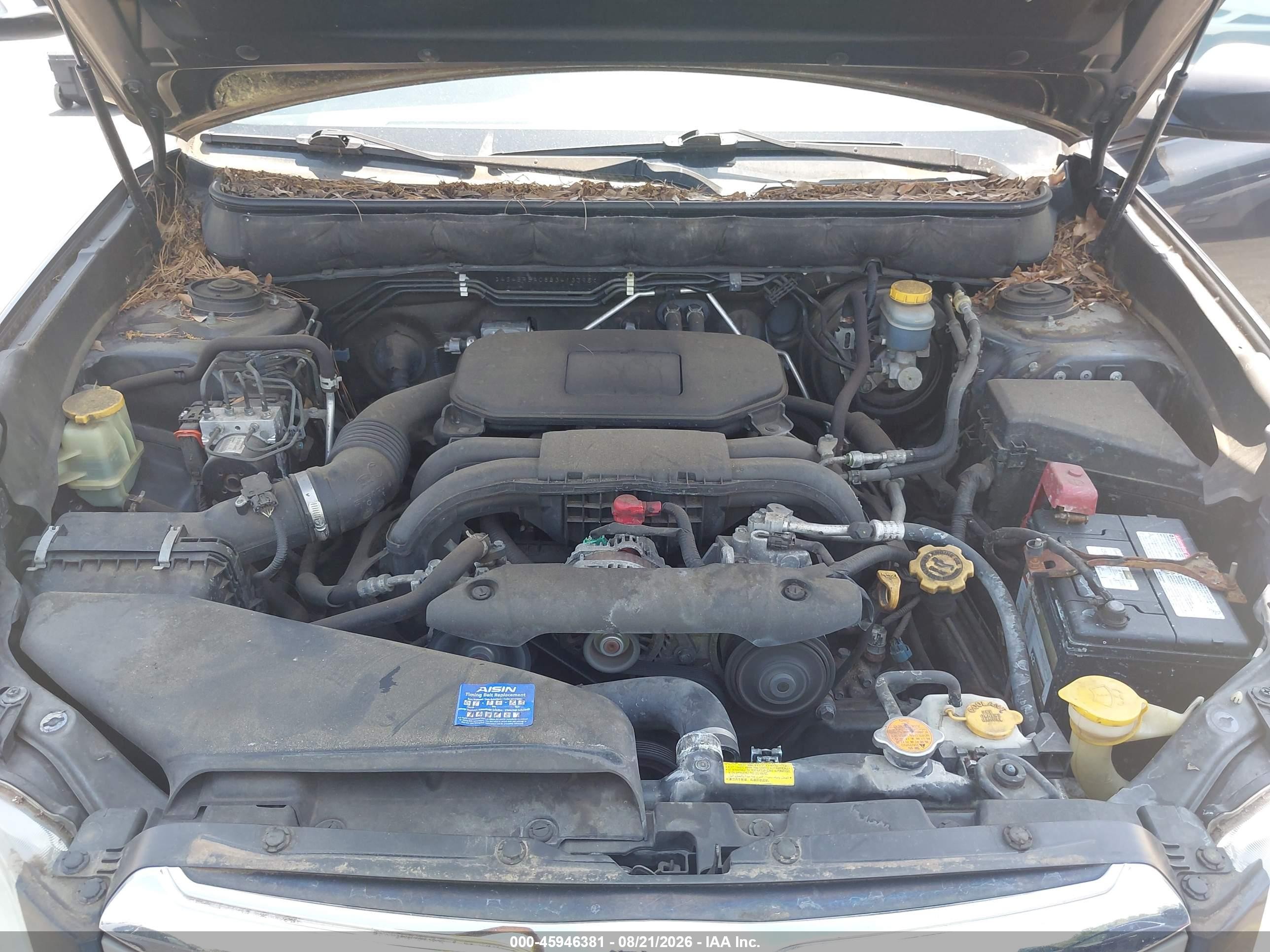 2011 Subaru Outback 2.5i Light Blue vin: 4S4BRBAC8B3413395