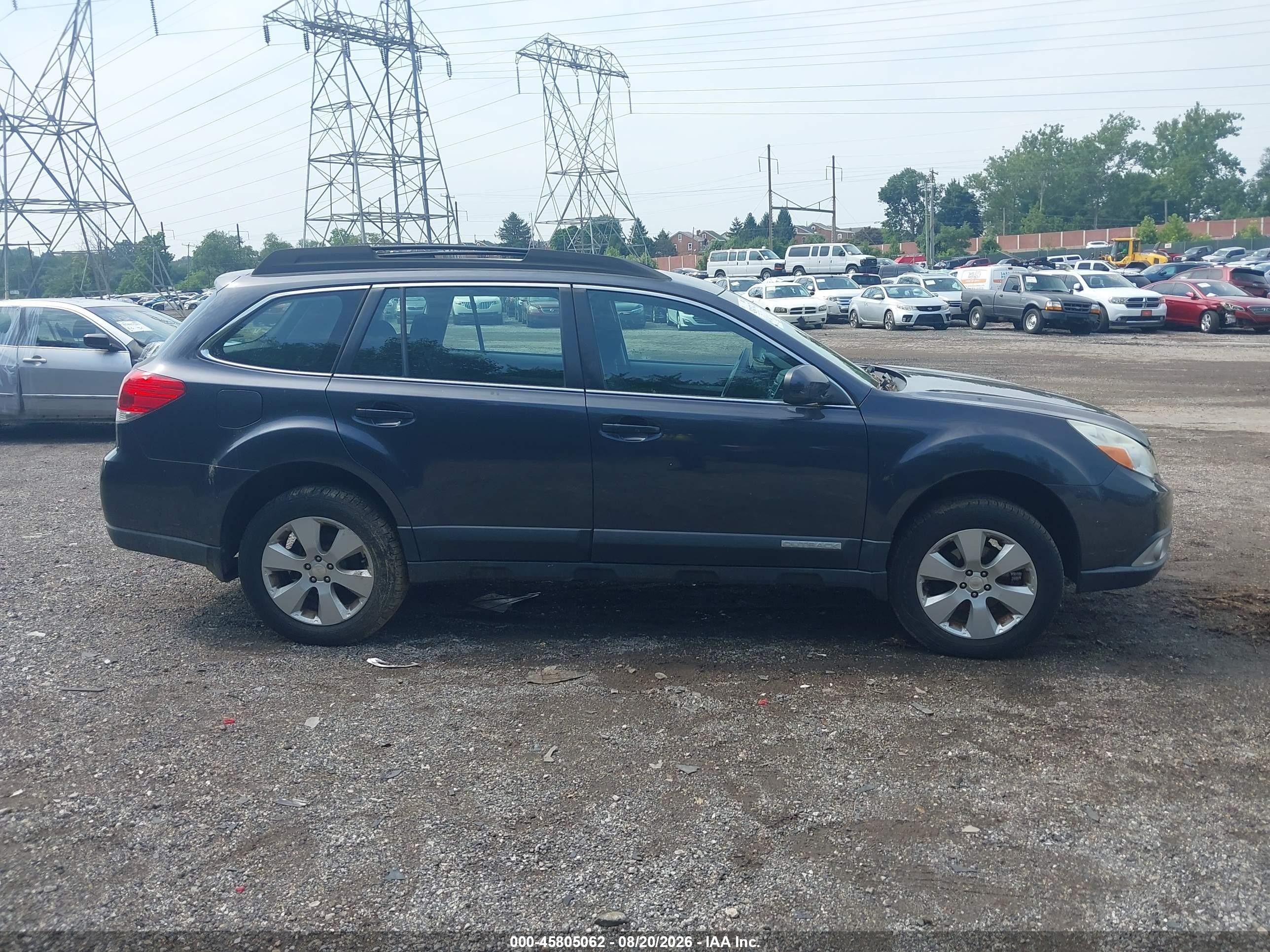 2012 Subaru Outback 2.5i Gray vin: 4S4BRBAC8C3269378