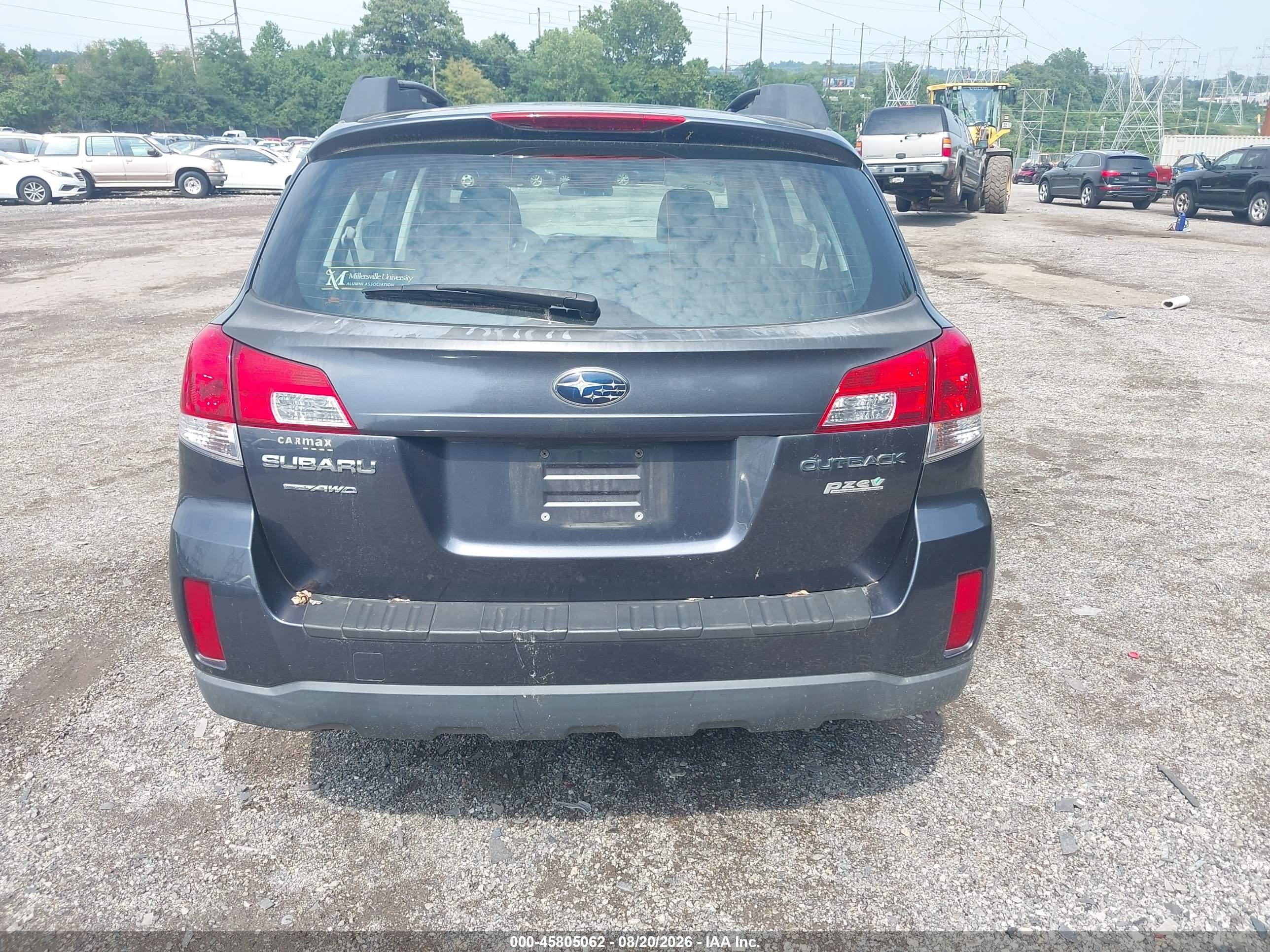 2012 Subaru Outback 2.5i Gray vin: 4S4BRBAC8C3269378