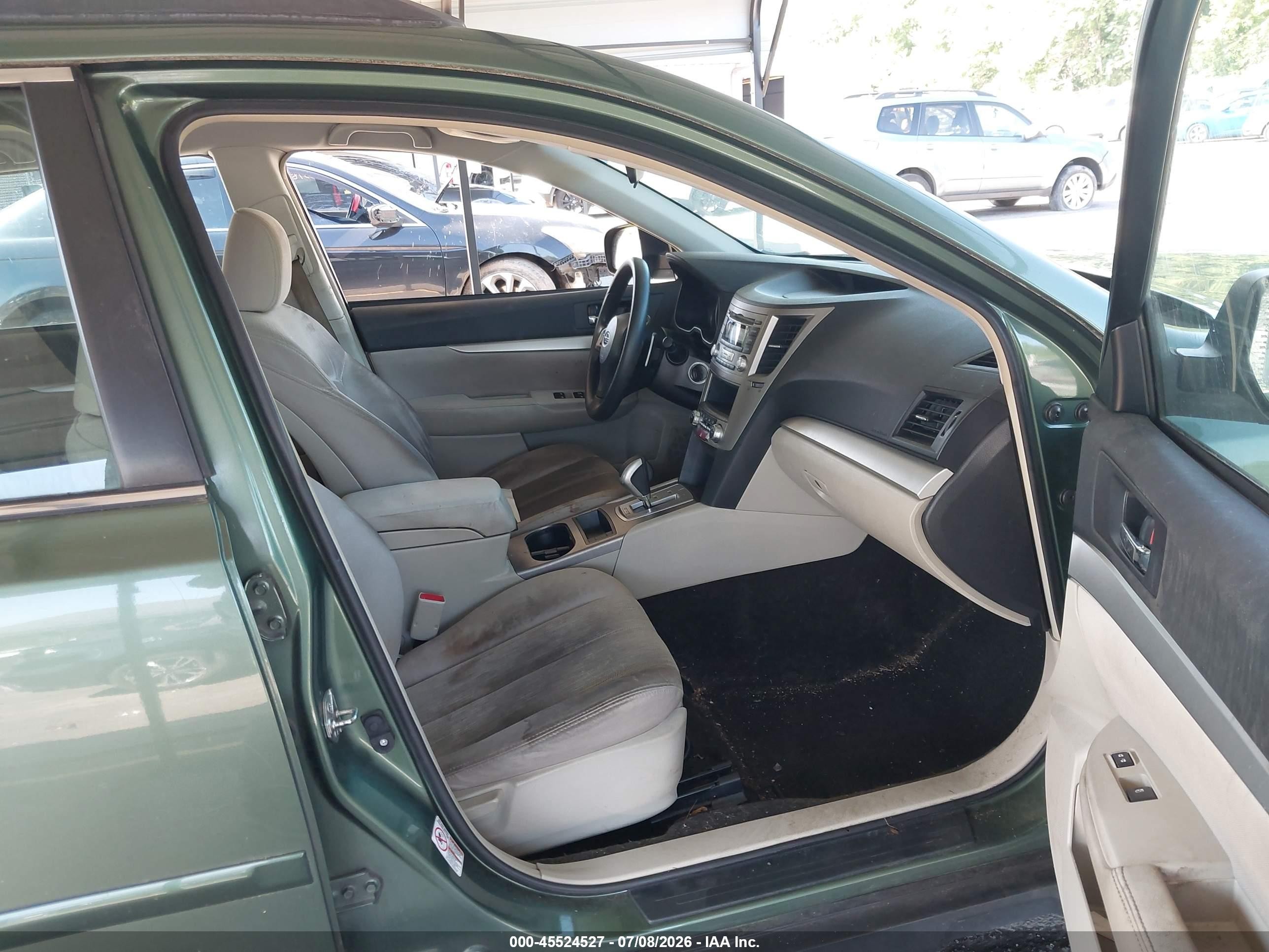 2013 Subaru Outback 2.5i Green vin: 4S4BRBAC8D3267129