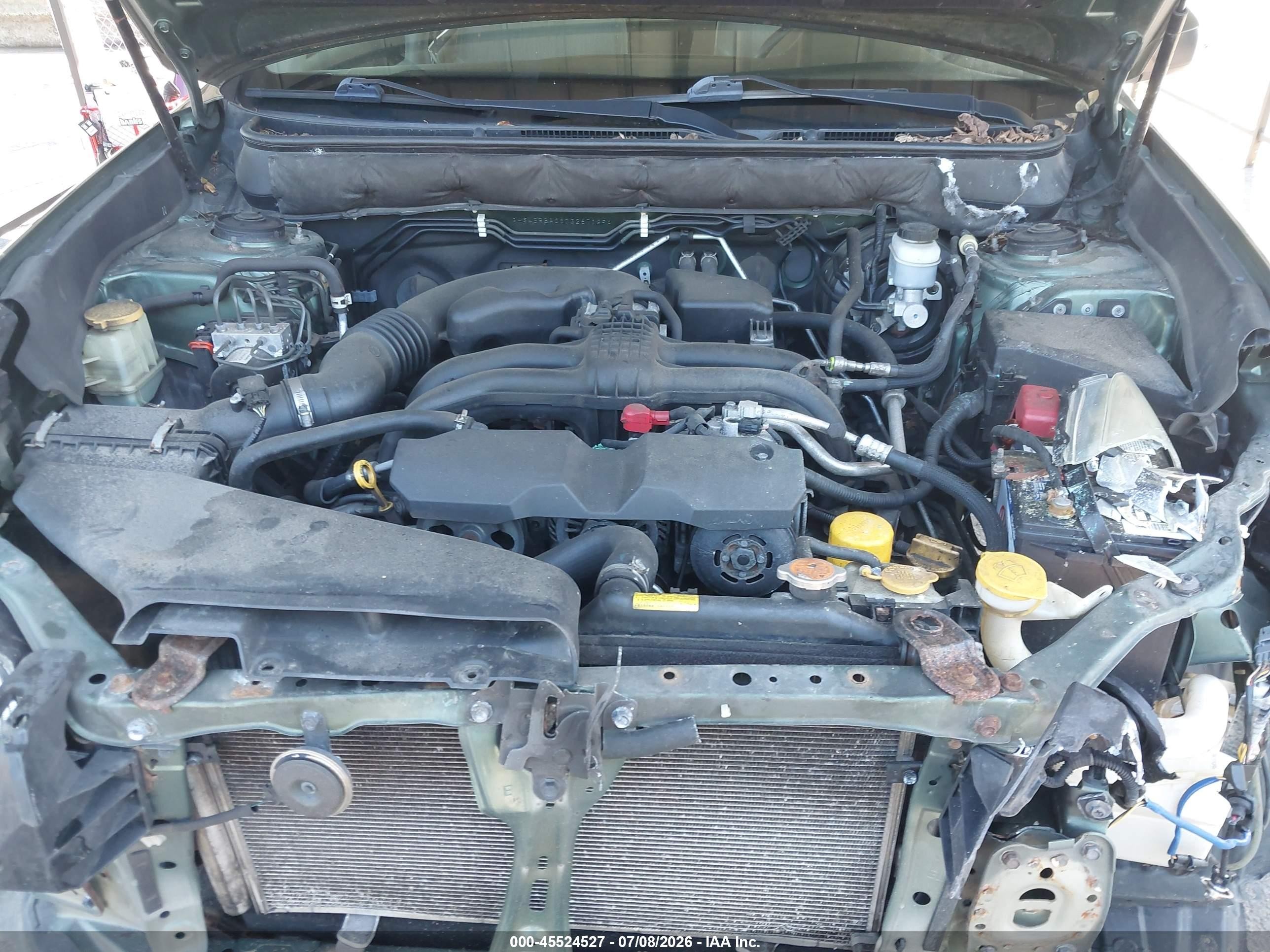 2013 Subaru Outback 2.5i Green vin: 4S4BRBAC8D3267129