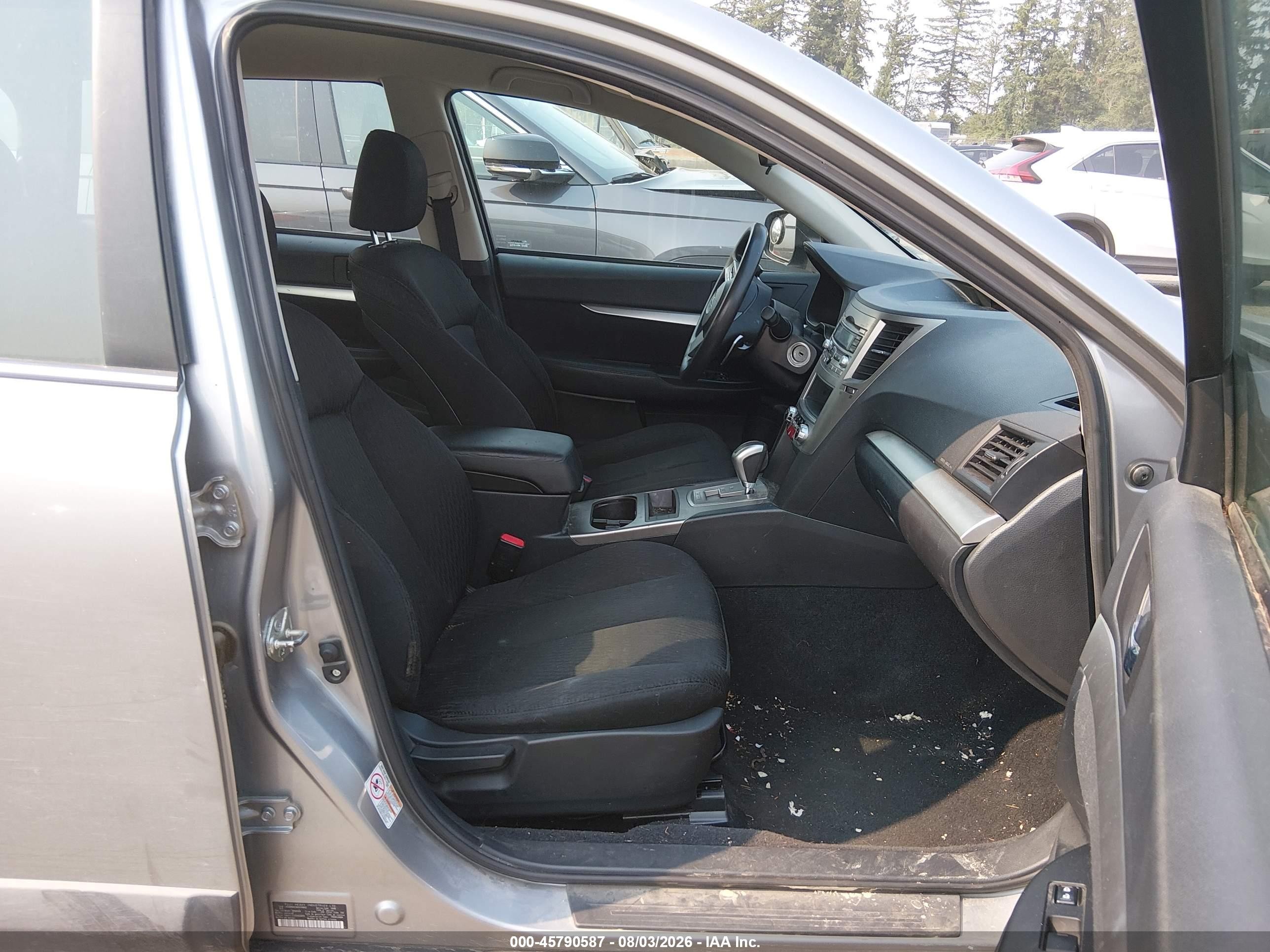2010 Subaru Outback 2.5i Gray vin: 4S4BRBAC9A3376002