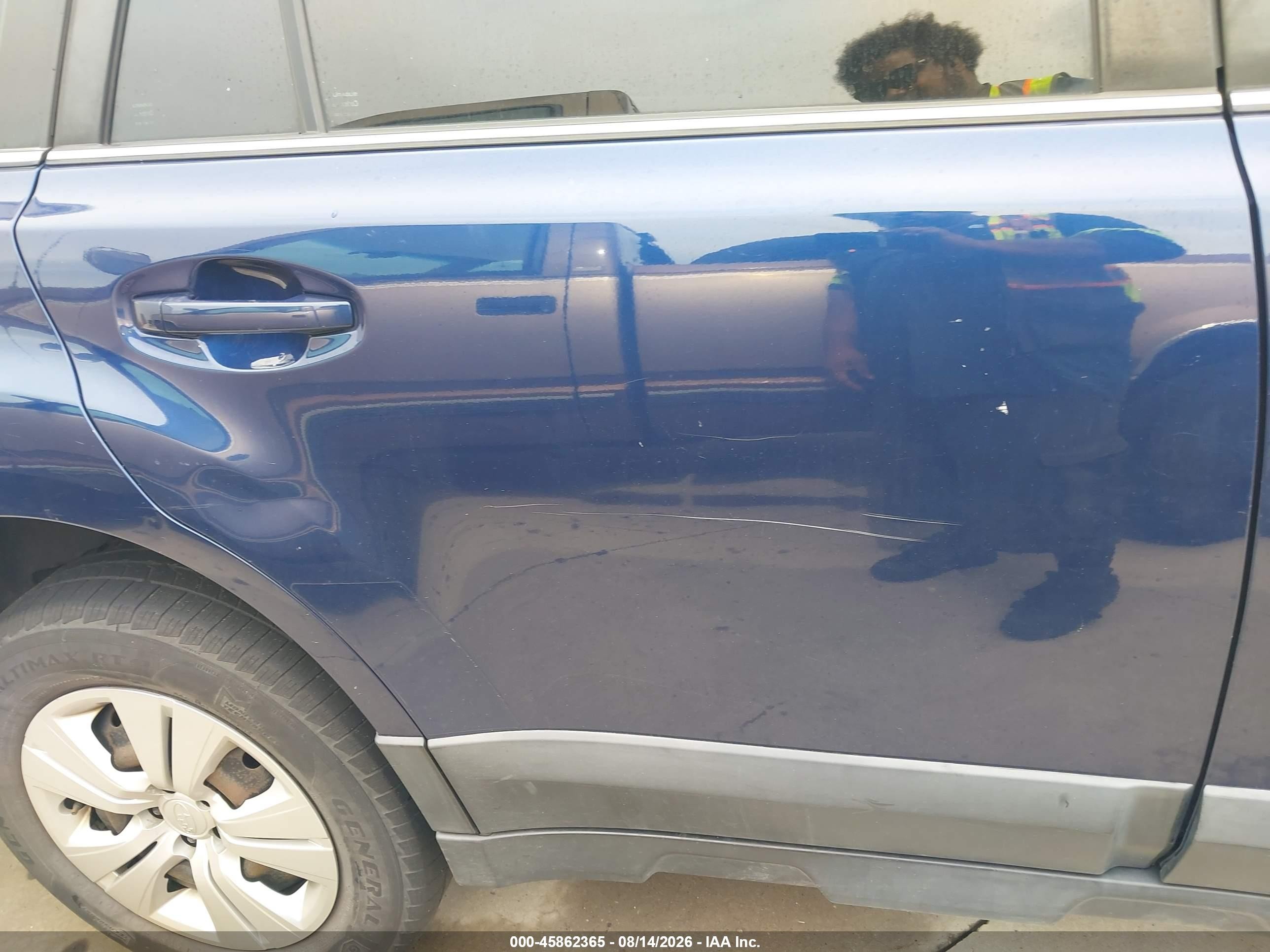 2011 Subaru Outback 2.5i Синий vin: 4S4BRBAC9B1431206