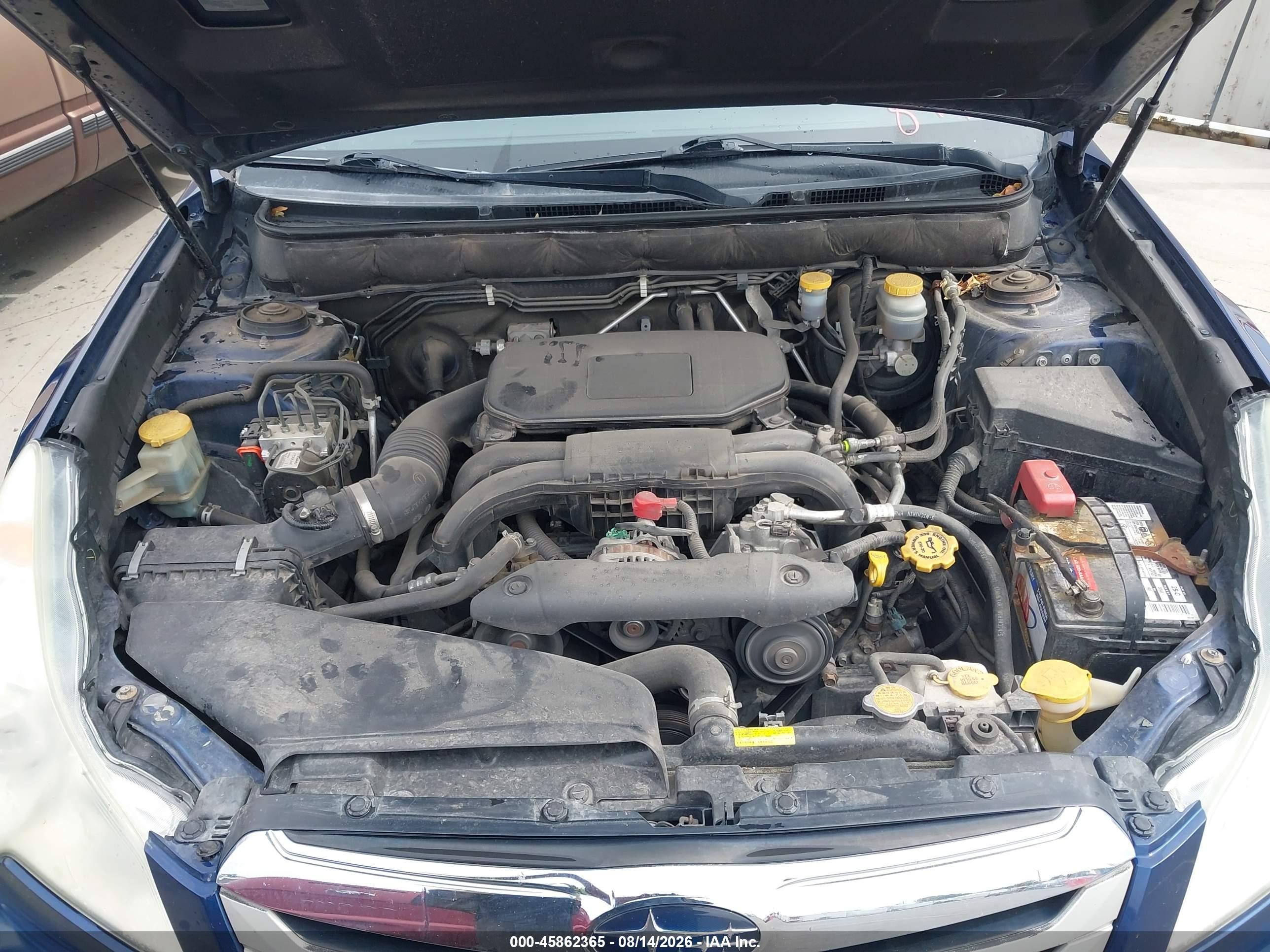 2011 Subaru Outback 2.5i Синий vin: 4S4BRBAC9B1431206