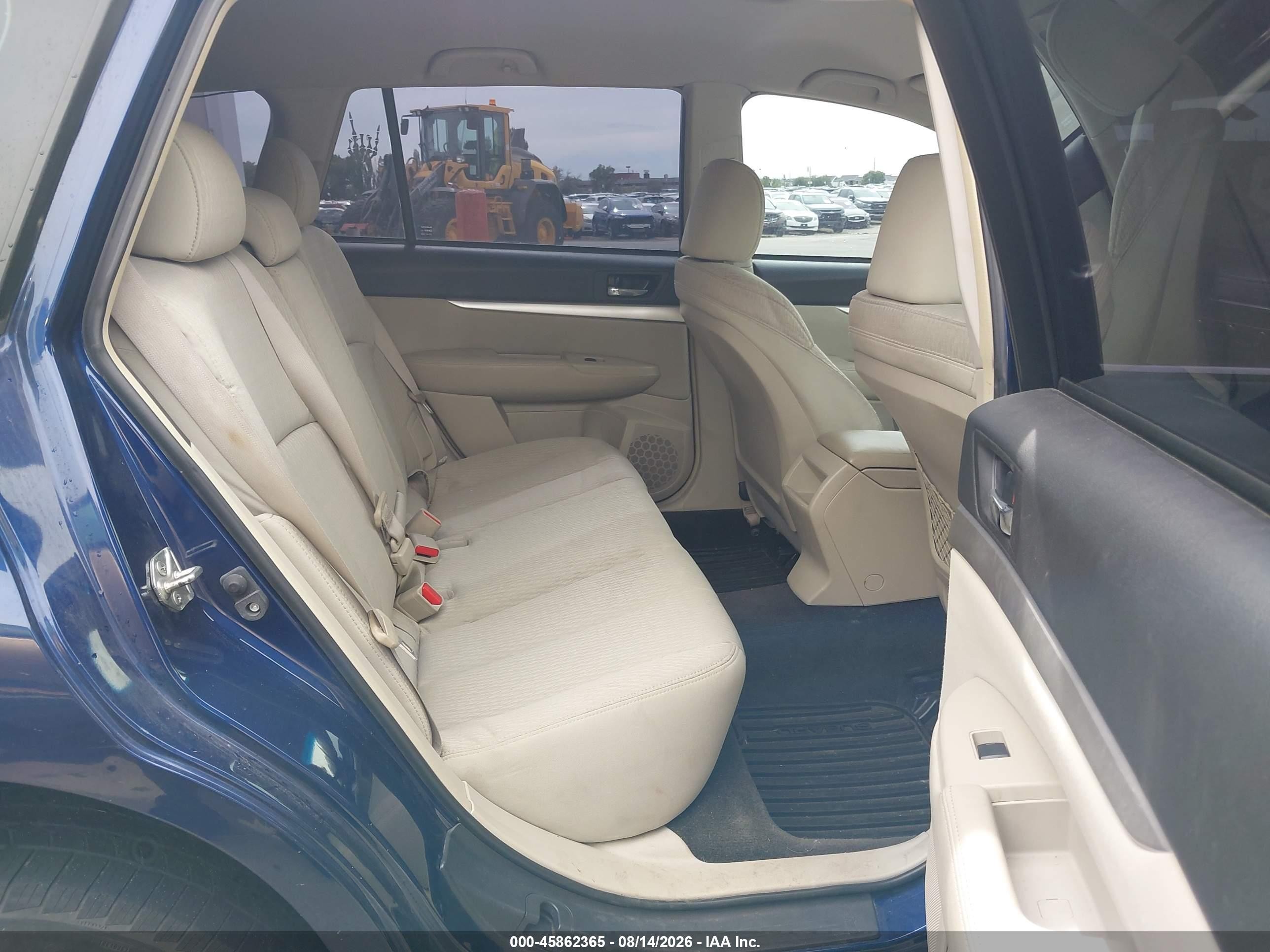 2011 Subaru Outback 2.5i Синий vin: 4S4BRBAC9B1431206