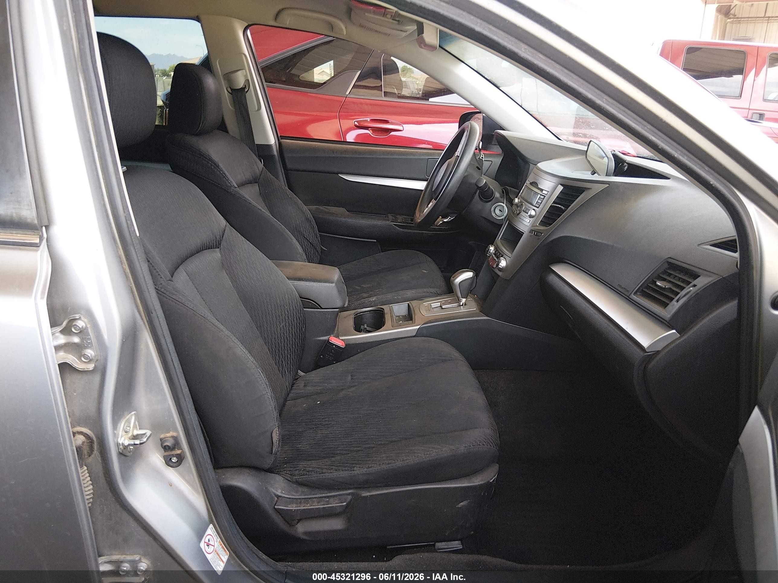 2011 Subaru Outback 2.5i Gray vin: 4S4BRBAC9B3419321
