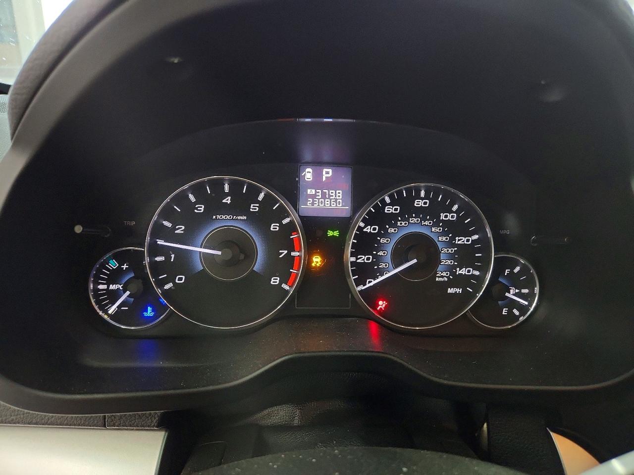 2012 Subaru Outback 2.5i Charcoal vin: 4S4BRBAC9C3289865