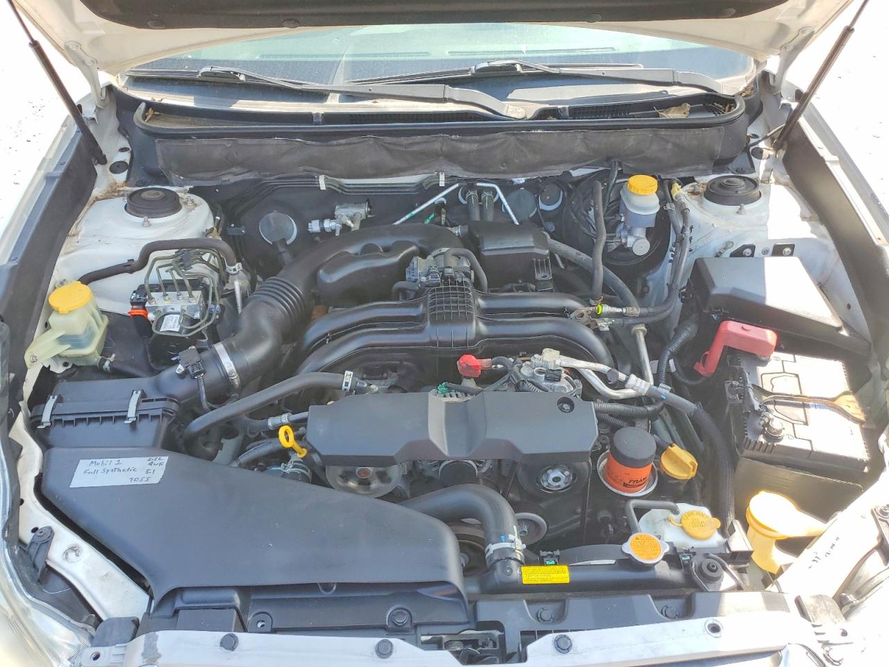 2014 Subaru Outback 2.5i Белый vin: 4S4BRBAC9E3254486