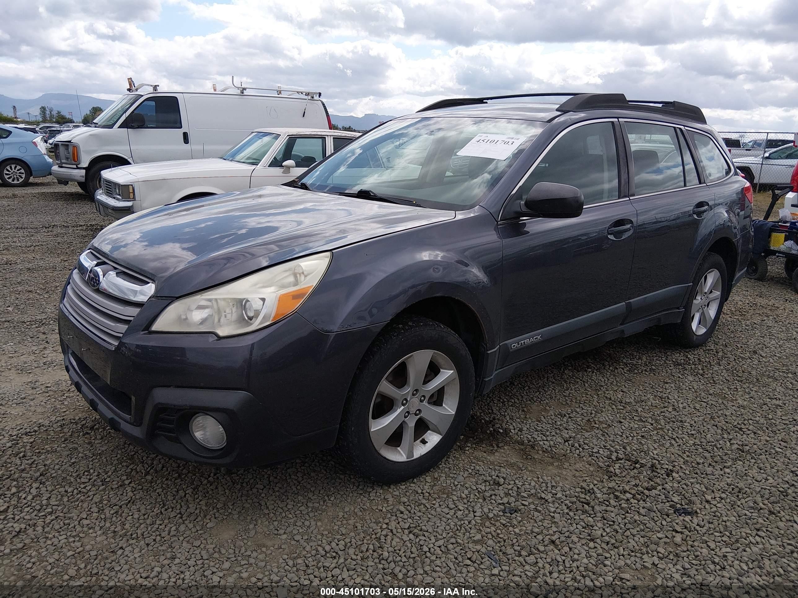 2014 Subaru Outback 2.5i Dark Blue vin: 4S4BRBAC9E3294258