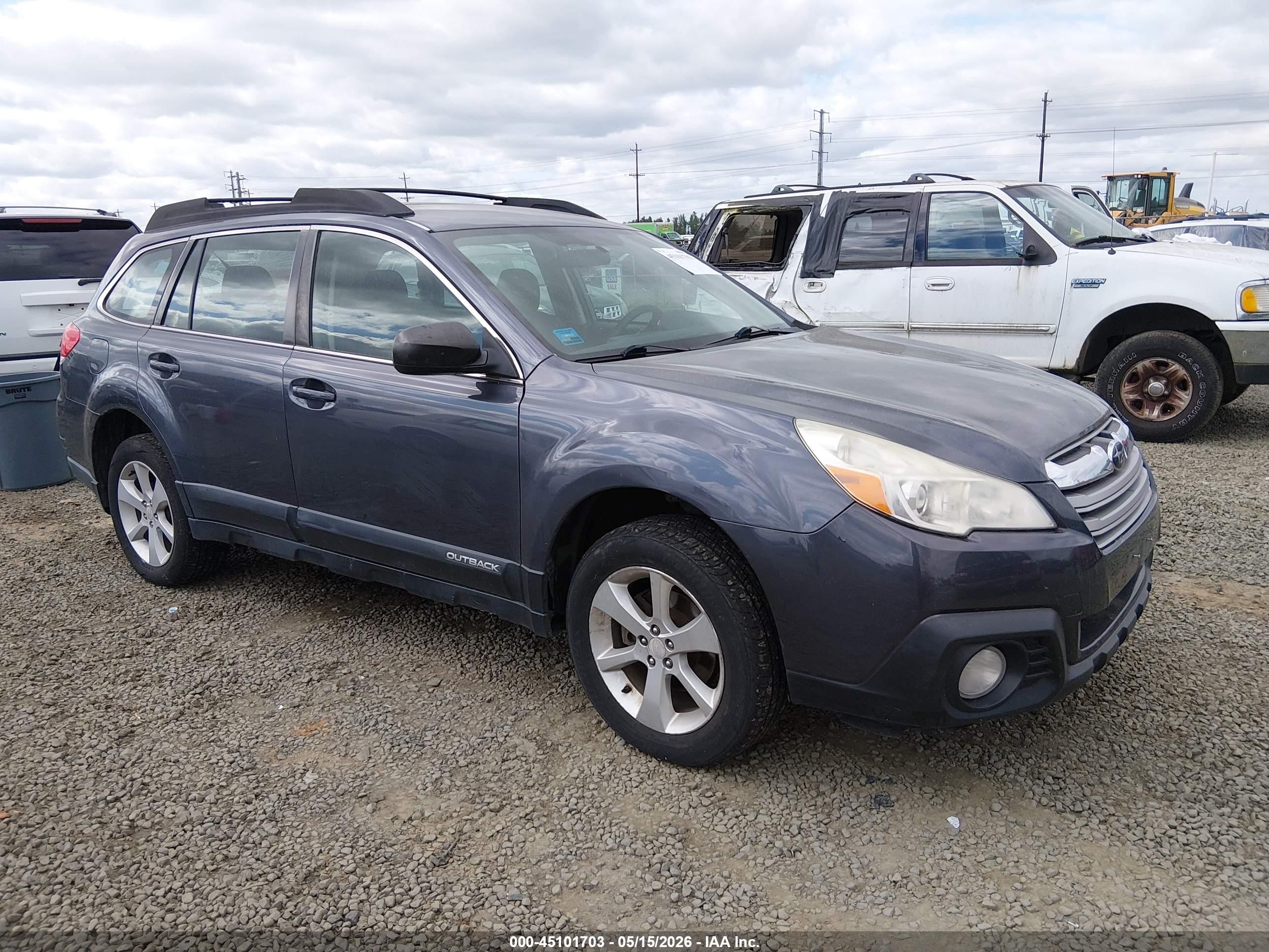 2014 Subaru Outback 2.5i Dark Blue vin: 4S4BRBAC9E3294258