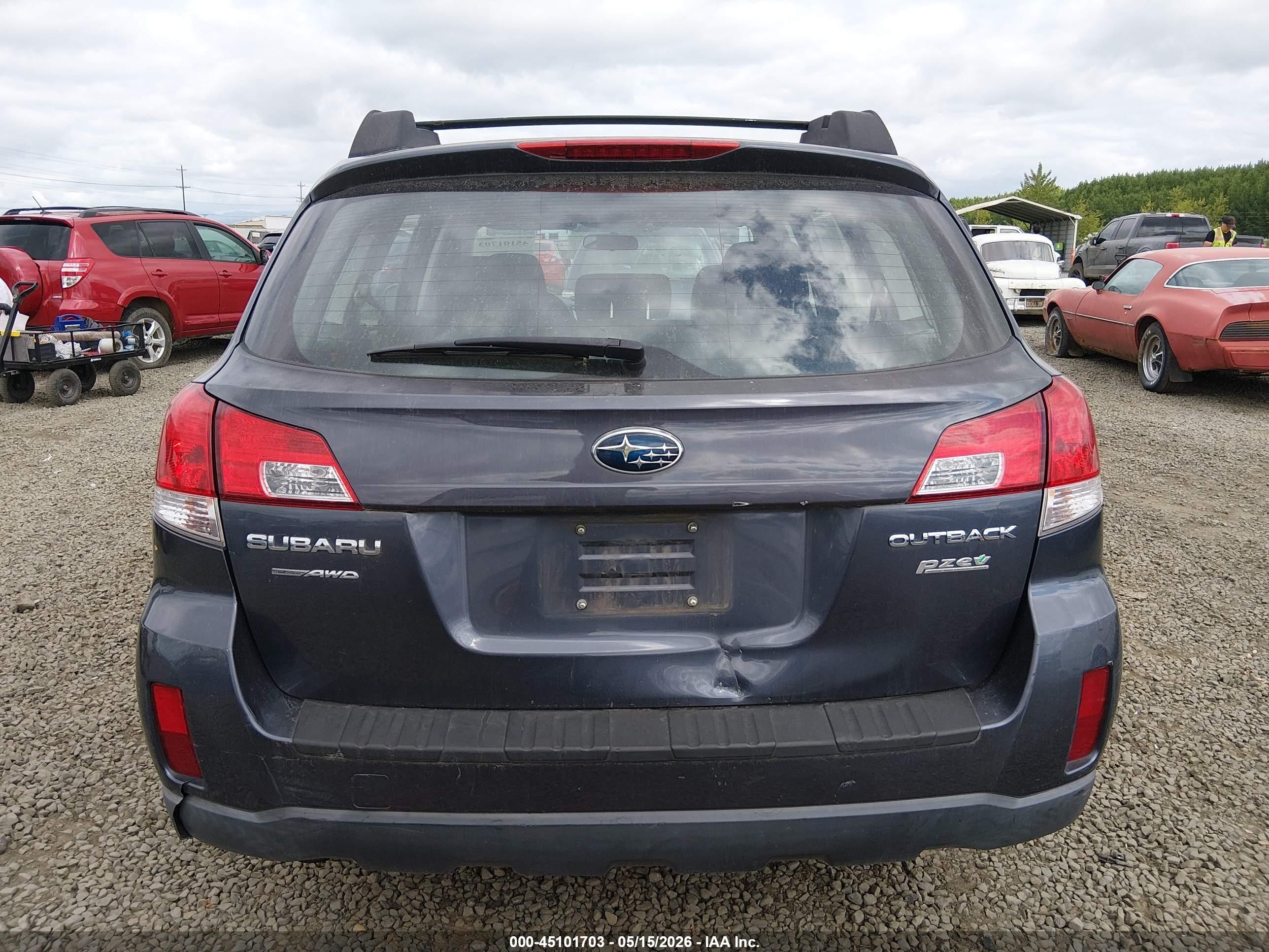 2014 Subaru Outback 2.5i Dark Blue vin: 4S4BRBAC9E3294258