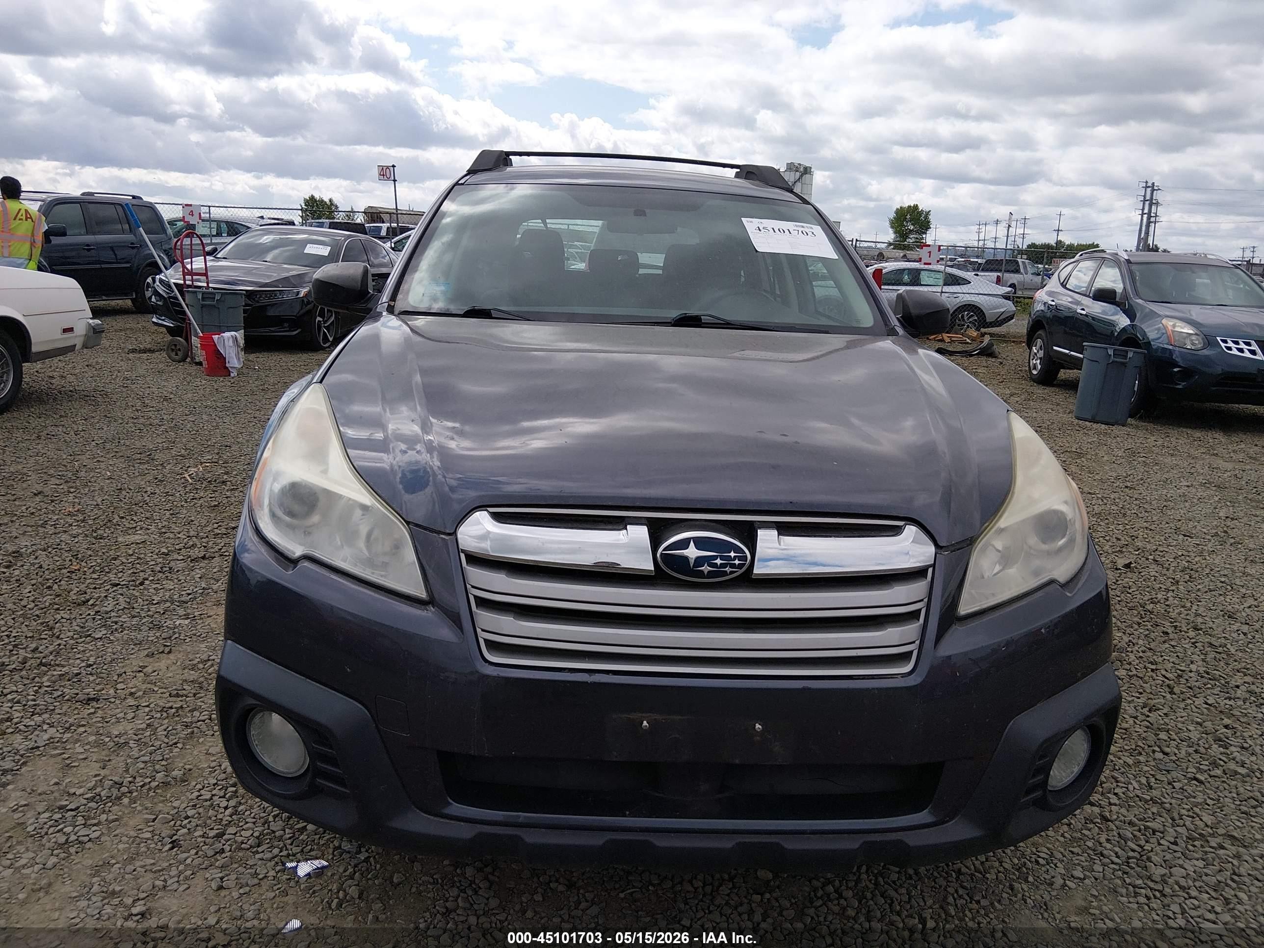 2014 Subaru Outback 2.5i Dark Blue vin: 4S4BRBAC9E3294258