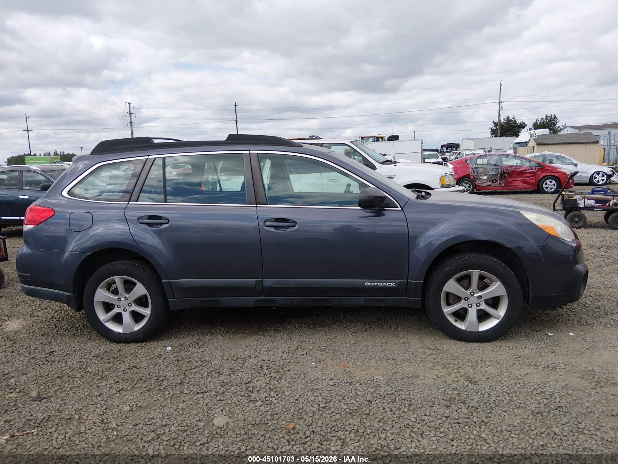 2014 Subaru Outback 2.5i Dark Blue vin: 4S4BRBAC9E3294258