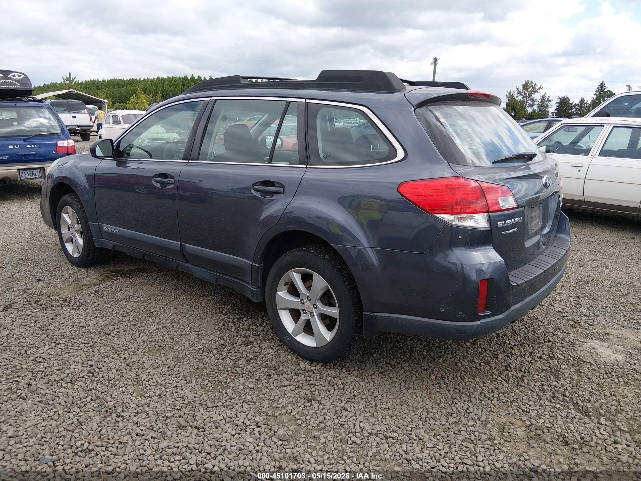 2014 Subaru Outback 2.5i Dark Blue vin: 4S4BRBAC9E3294258