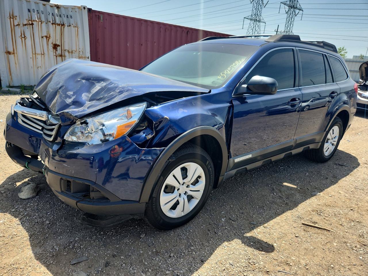2010 Subaru Outback 2.5i Синий vin: 4S4BRBACXA3358799