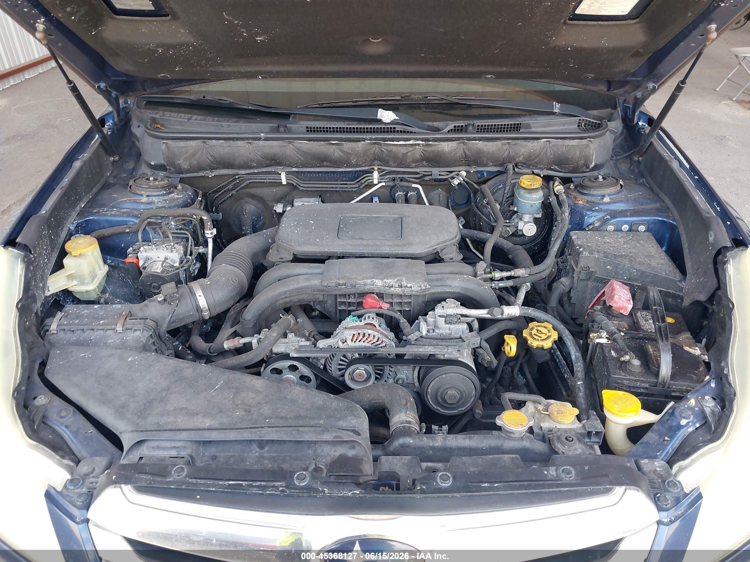 2011 Subaru Outback 2.5i Blue vin: 4S4BRBACXB3311001