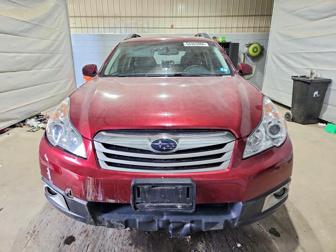 2012 Subaru Outback 2.5i Red vin: 4S4BRBACXC3282763