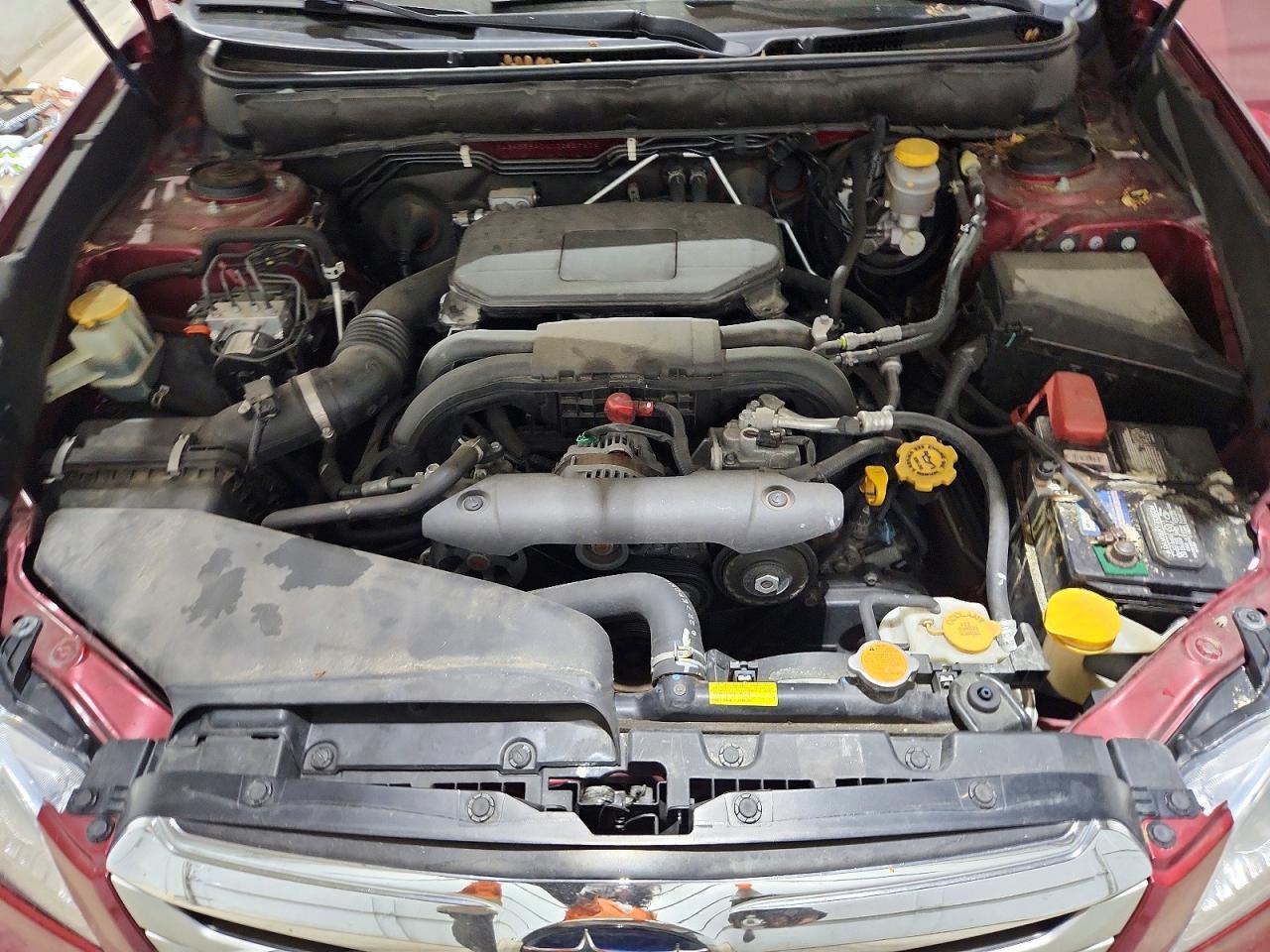 2012 Subaru Outback 2.5i Red vin: 4S4BRBACXC3282763