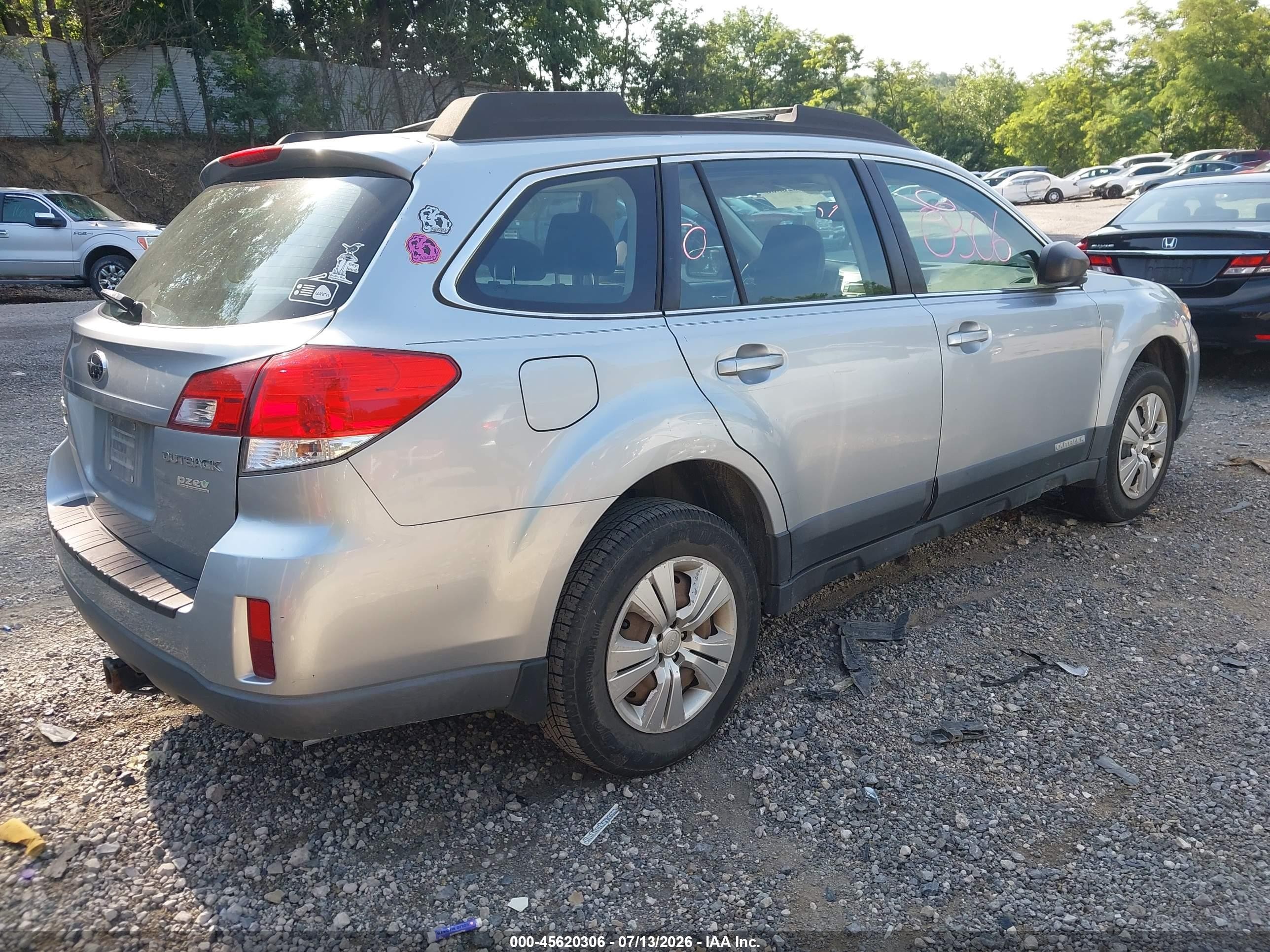 2012 Subaru Outback 2.5i Turquoise vin: 4S4BRBACXC3283007